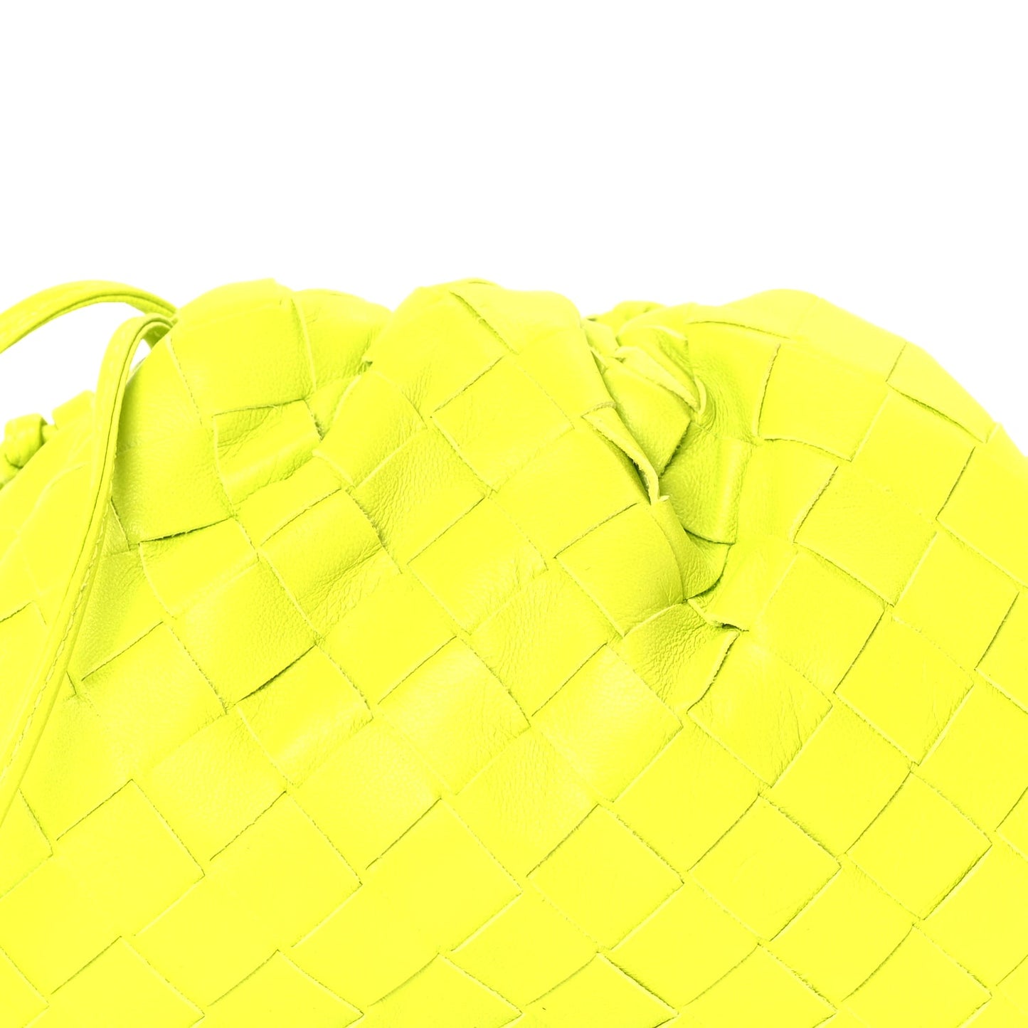 Bottega Veneta Nappa Intrecciato The Mini Pouch  Kiwi