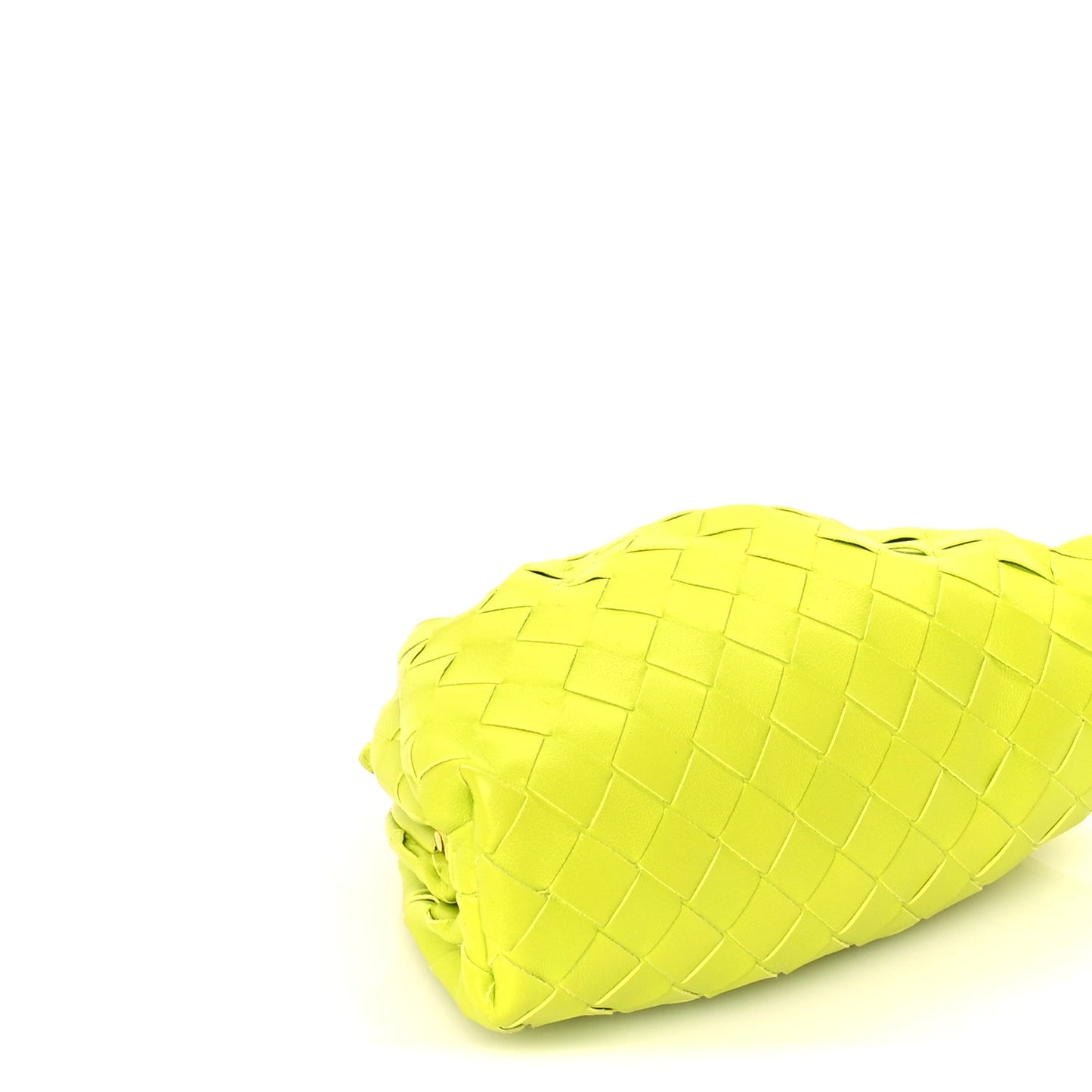 Bottega Veneta Nappa Intrecciato The Mini Pouch  Kiwi