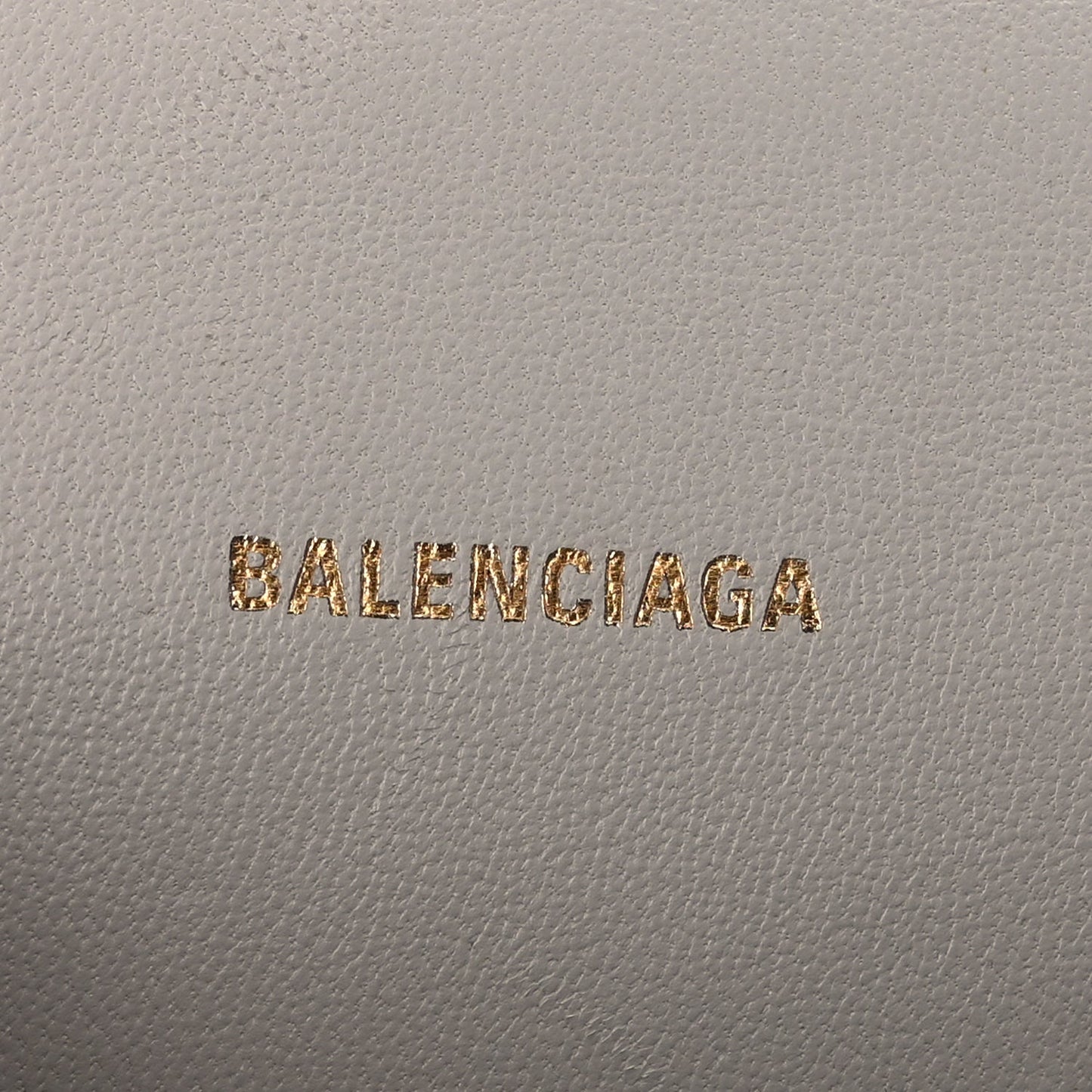 Balenciaga Faux Fur Fluffy Hourglass XS Top Handle Bag Natural