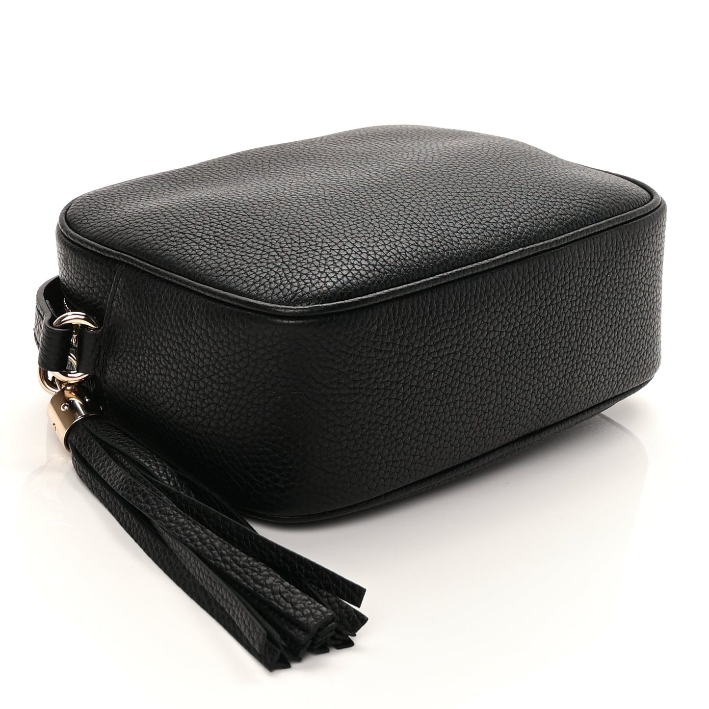 Gucci Pebbled Calfskin Small Soho Disco Bag Black