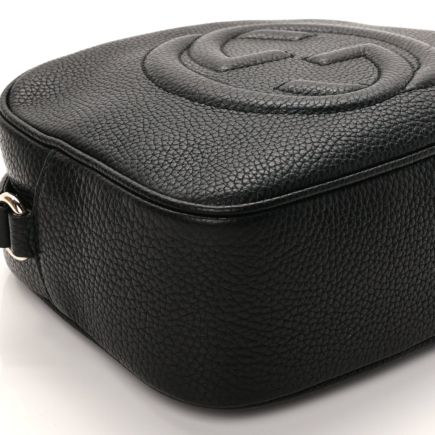 Gucci Pebbled Calfskin Small Soho Disco Bag Black