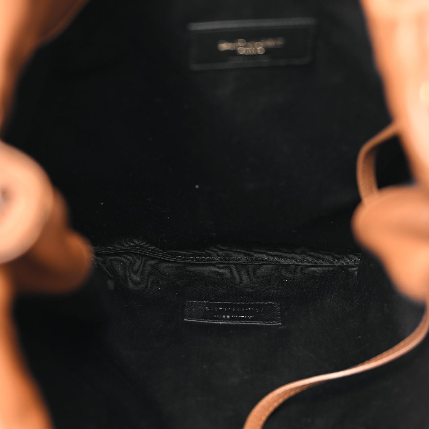 Saint Laurent Lambskin Matelasse Monogram Large Jamie 4.3 Pochon Light Fox