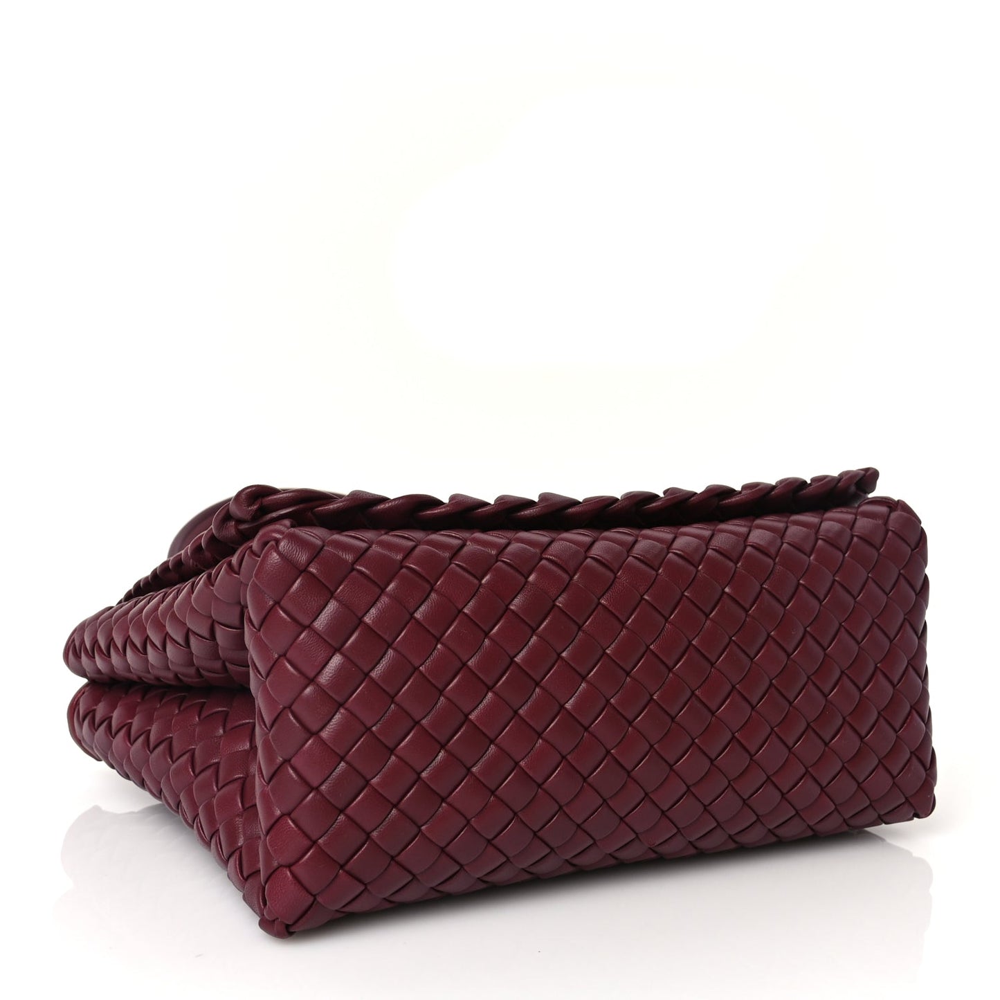 Bottega Veneta Nappa Intrecciato Patti Top Handle Bag Barolo