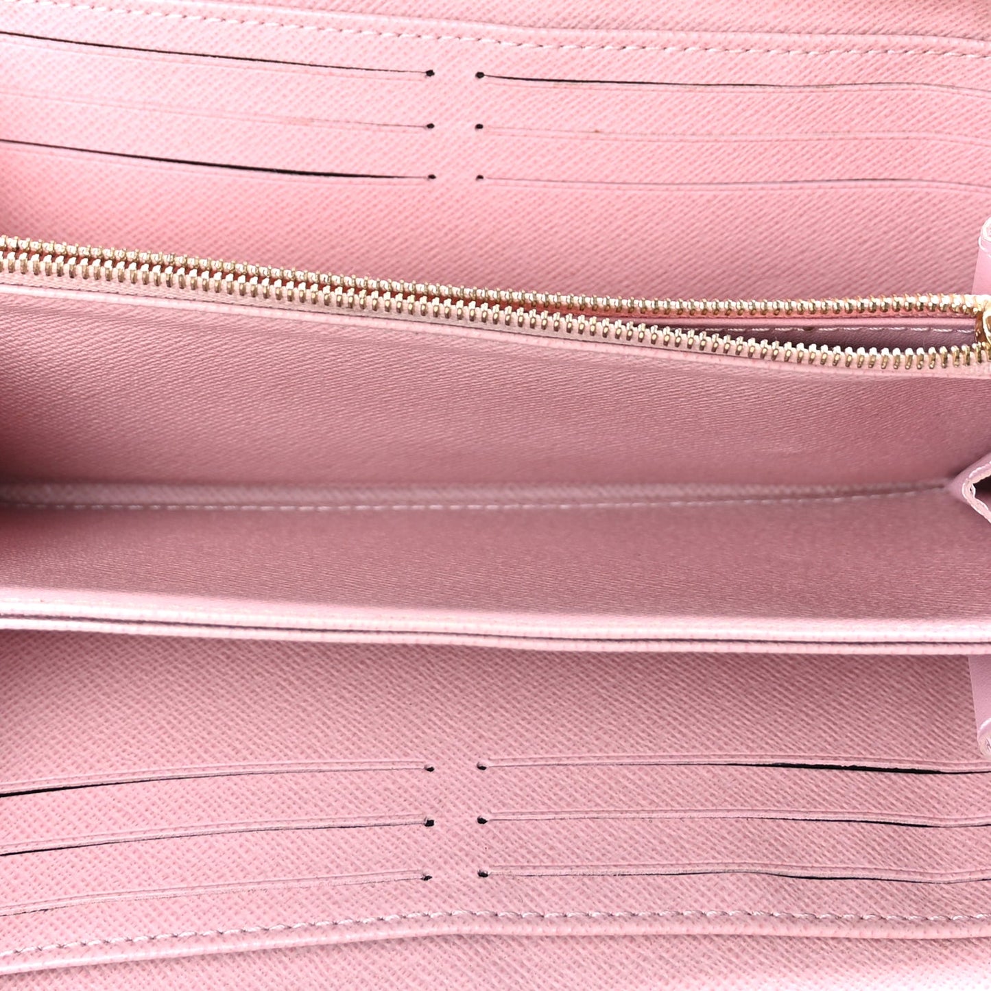 Louis Vuitton Monogram Zippy Wallet Rose Ballerine