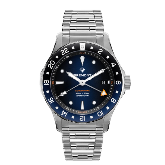 Supermarine 300M GMT, 'Glacier' Blue