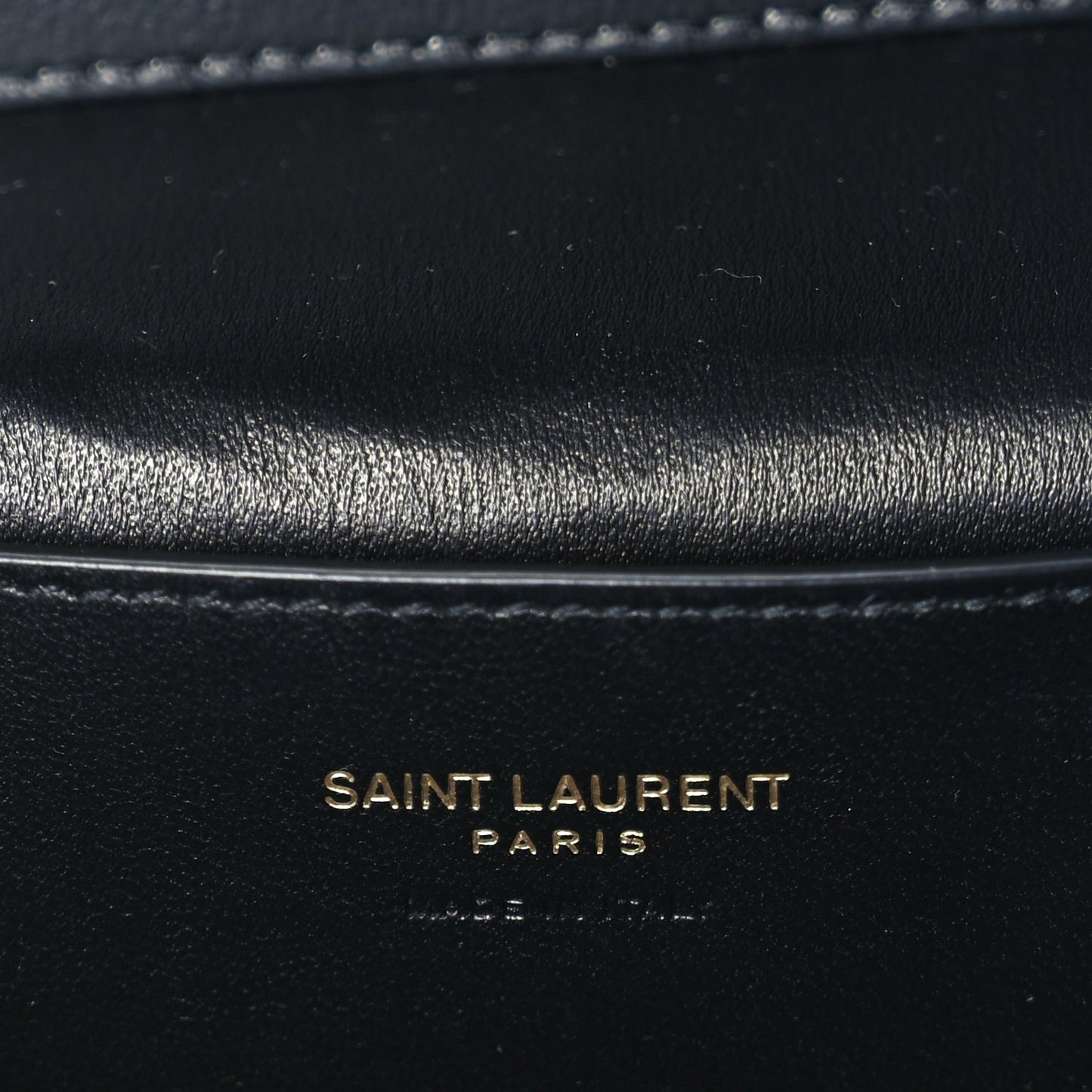 Saint Laurent Lambskin Quilted Mini Gaby Vanity Case Light Musk