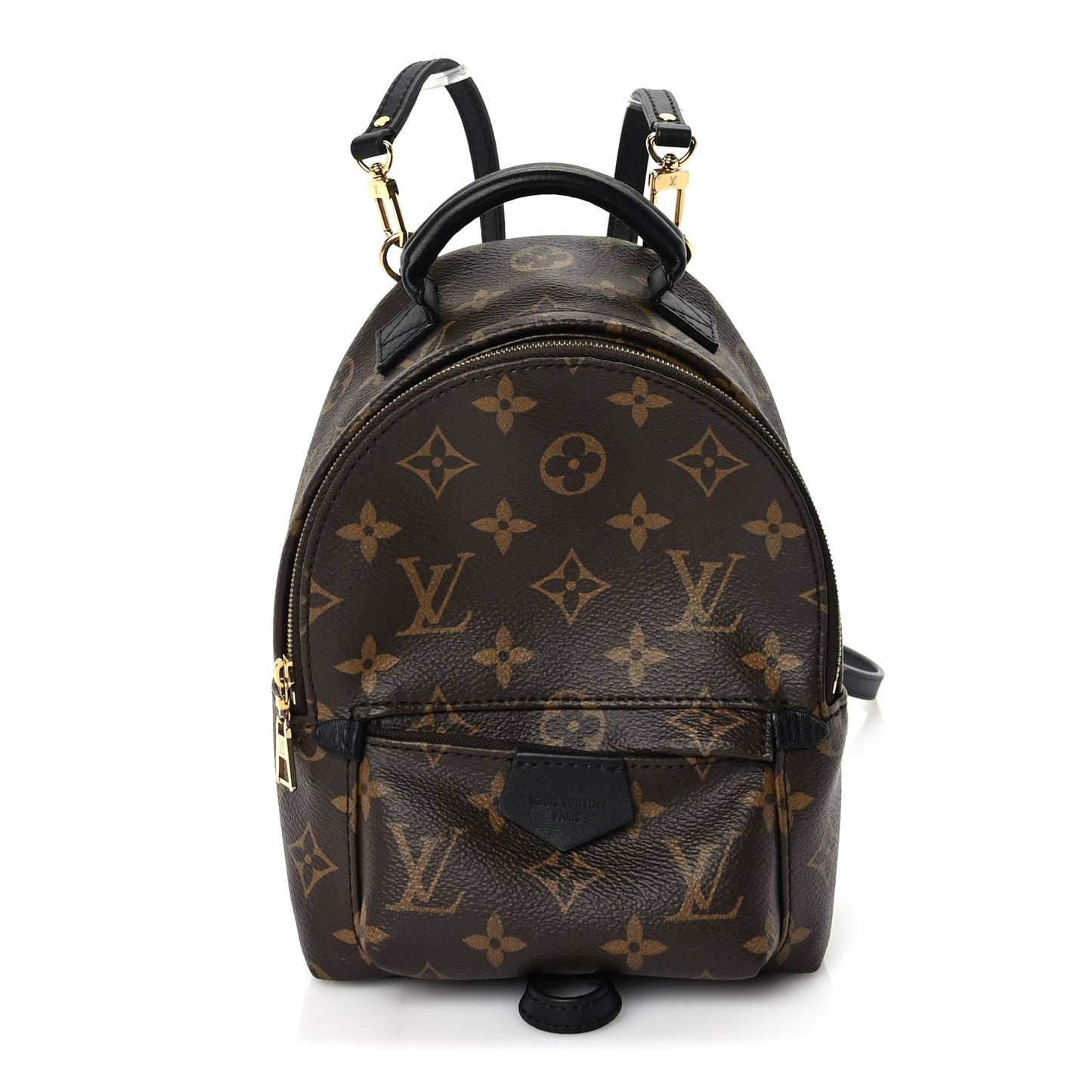 Louis Vuitton Monogram Palm Springs Backpack Mini Black
