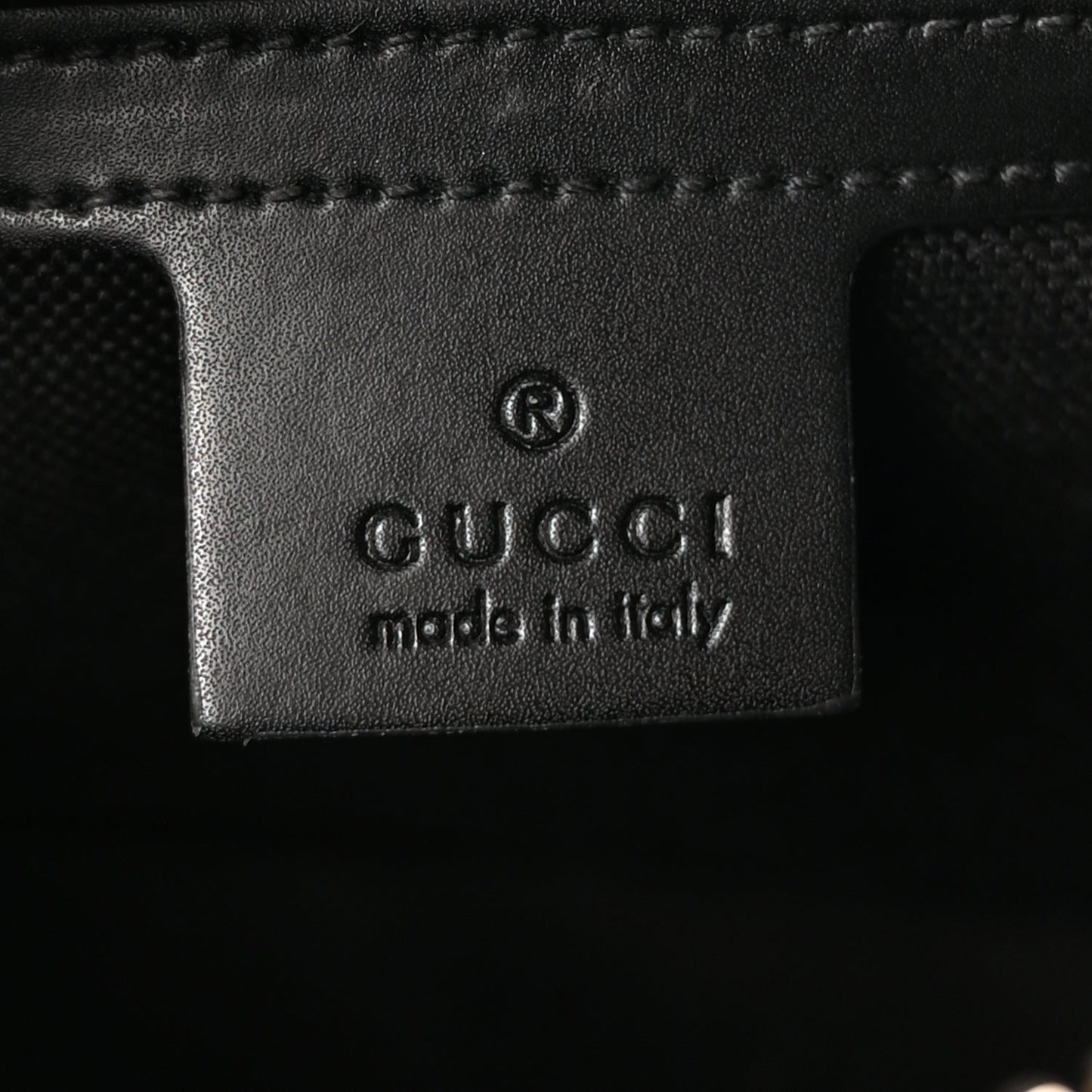 Gucci Soft GG Supreme Monogram Web Belt Bag  Black Grey