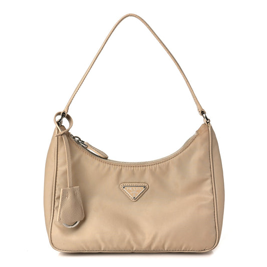 Prada Re-Nylon Saffiano Mini Re-Edition 2005 Bag Deserto