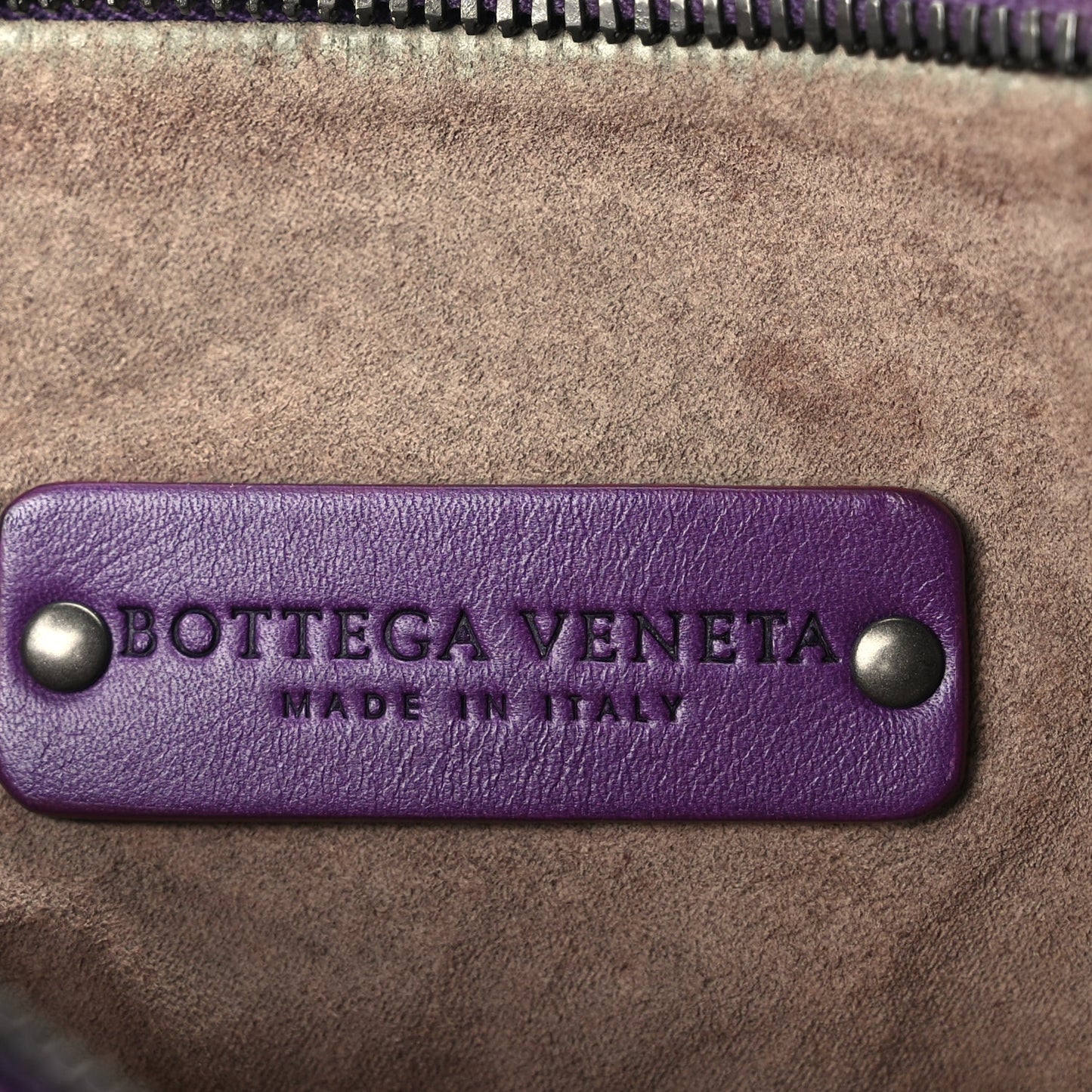 Bottega Veneta Calfskin Intrecciato Large Leggero Tote Purple
