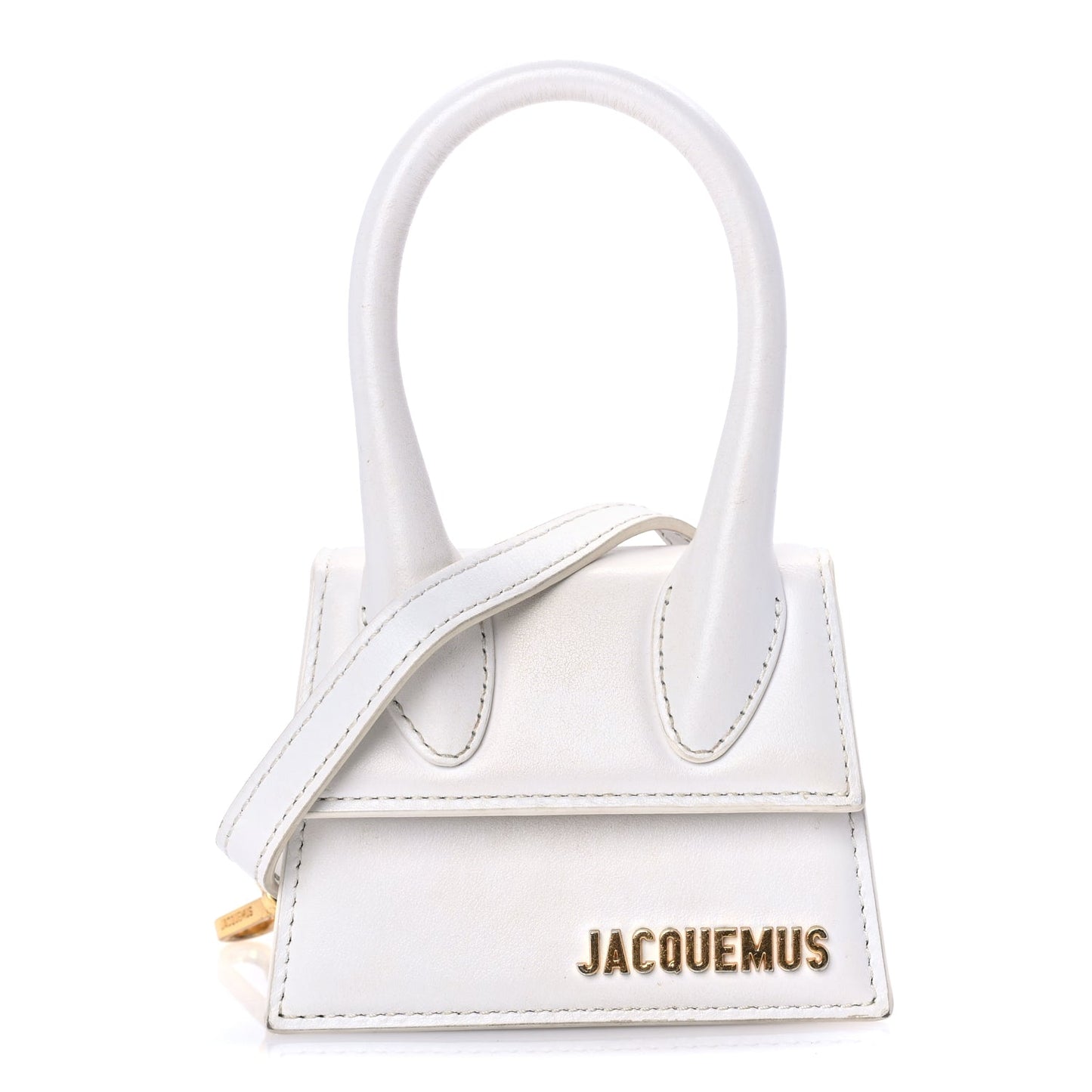 Jacquemus Smooth Calfskin Le Chiquito  White