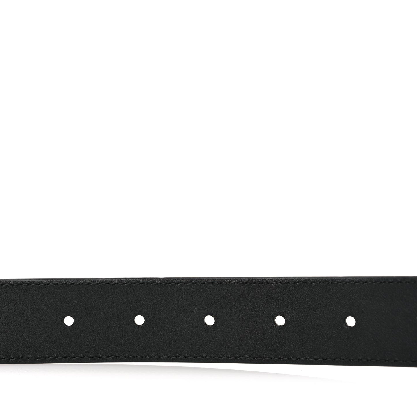 Gucci Calfskin Double G 30mm Belt 80 32 Black