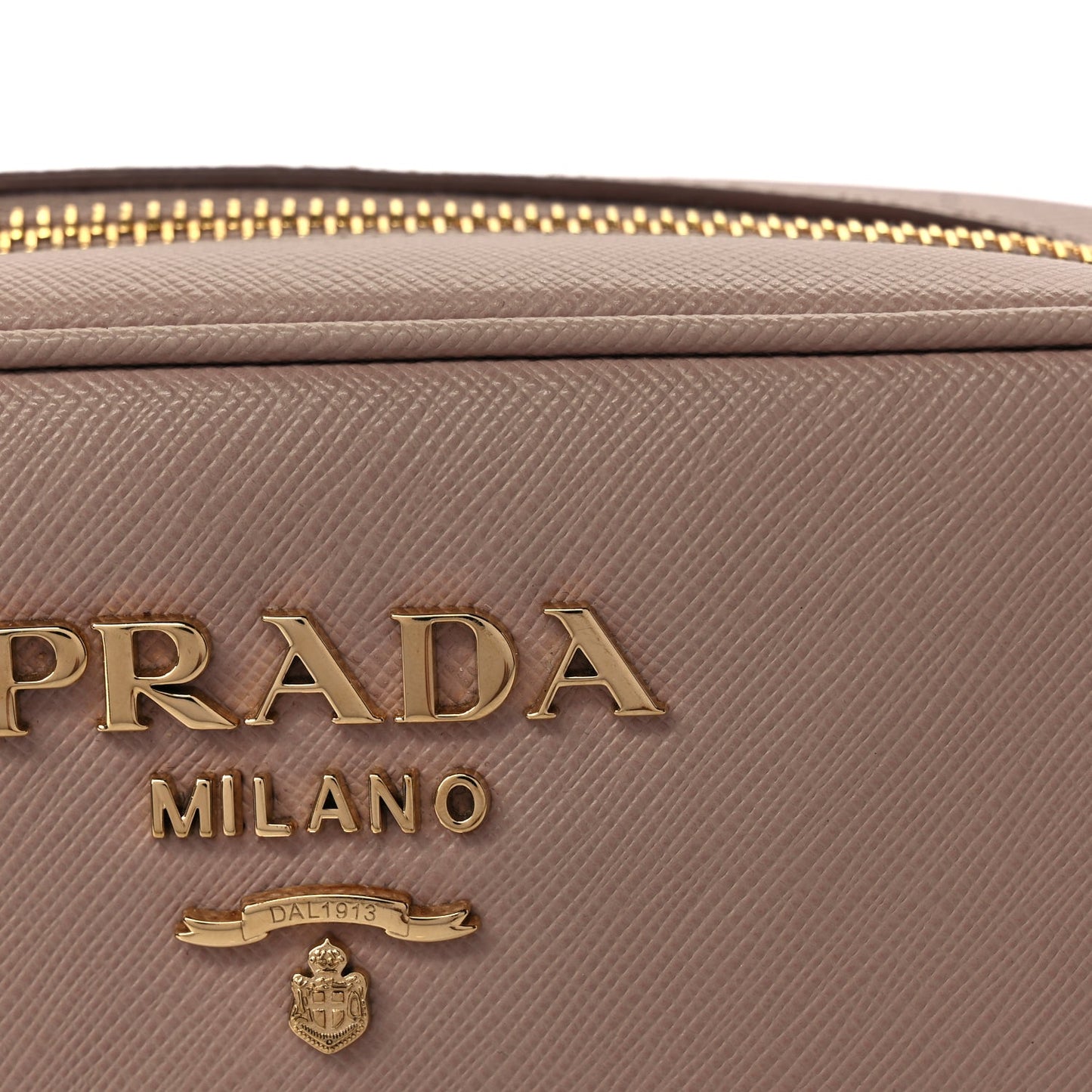 Prada Saffiano Mini Camera Crossbody Bag Cipria