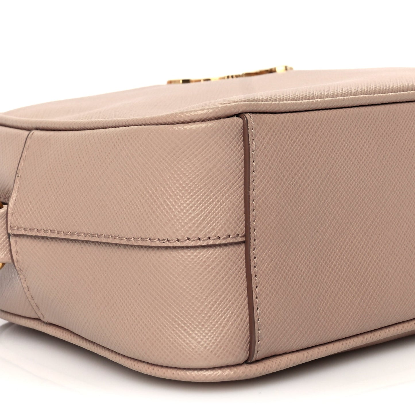 Prada Saffiano Mini Camera Crossbody Bag Cipria