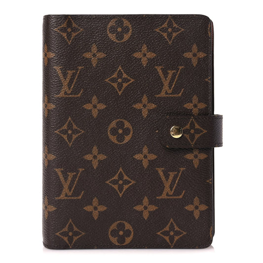 Louis Vuitton Monogram Medium Ring Agenda Cover