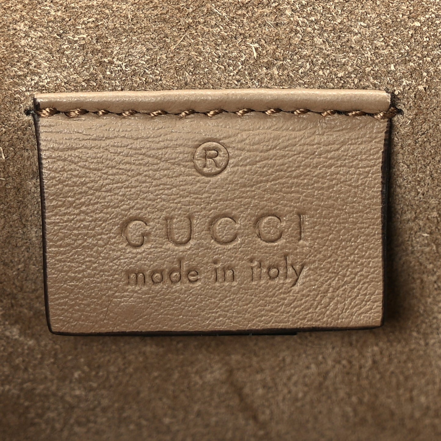 Gucci GG Supreme Monogram Medium Dionysus Shoulder Bag Taupe