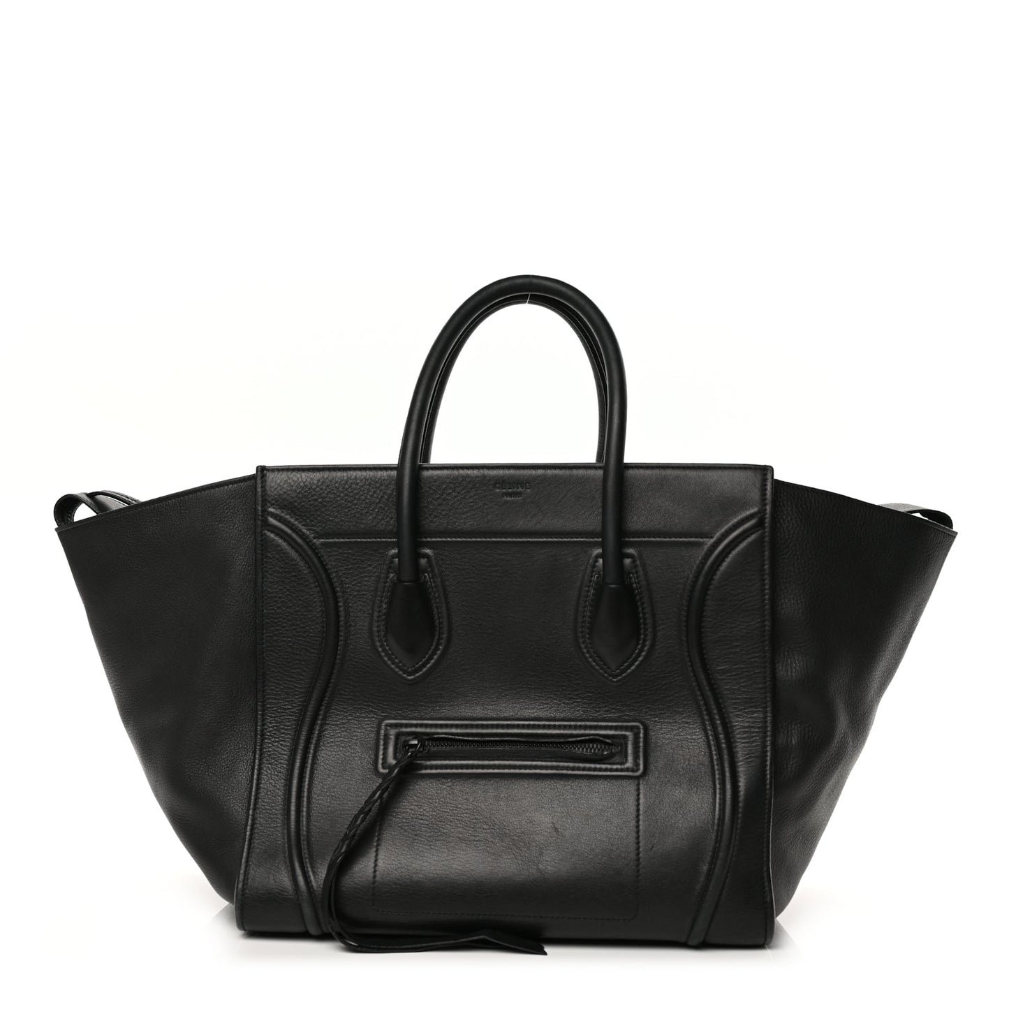 Celine Supple Calfskin Large Phantom Luggage Black