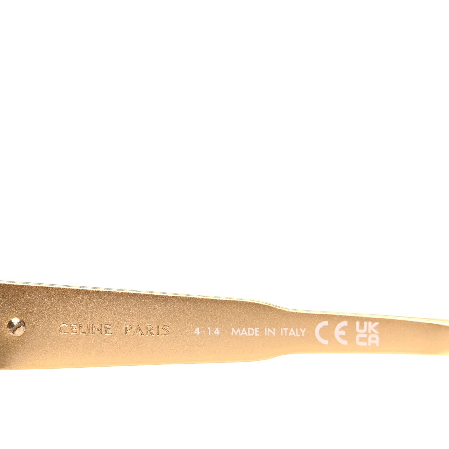 Celine Metal Triomphe 01 Sunglasses CL40235U Gold Green