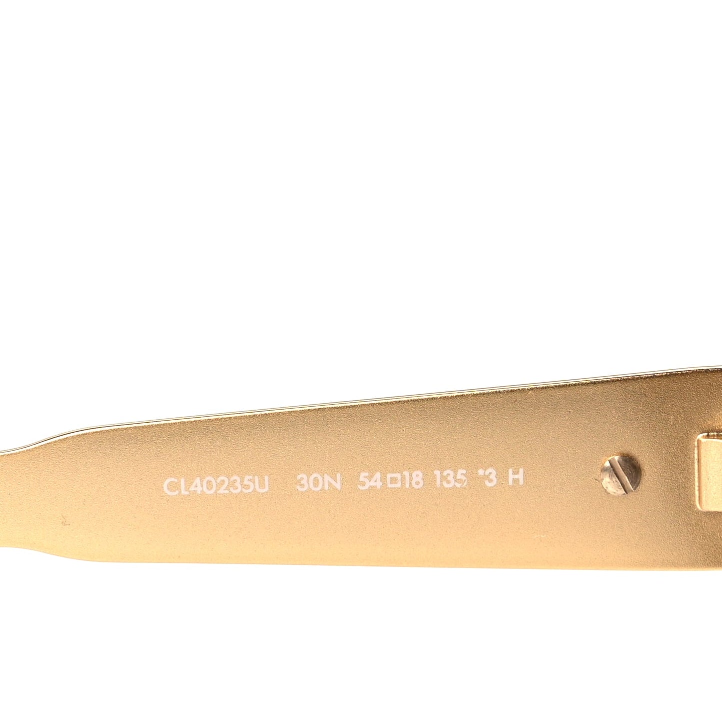 Celine Metal Triomphe 01 Sunglasses CL40235U Gold Green