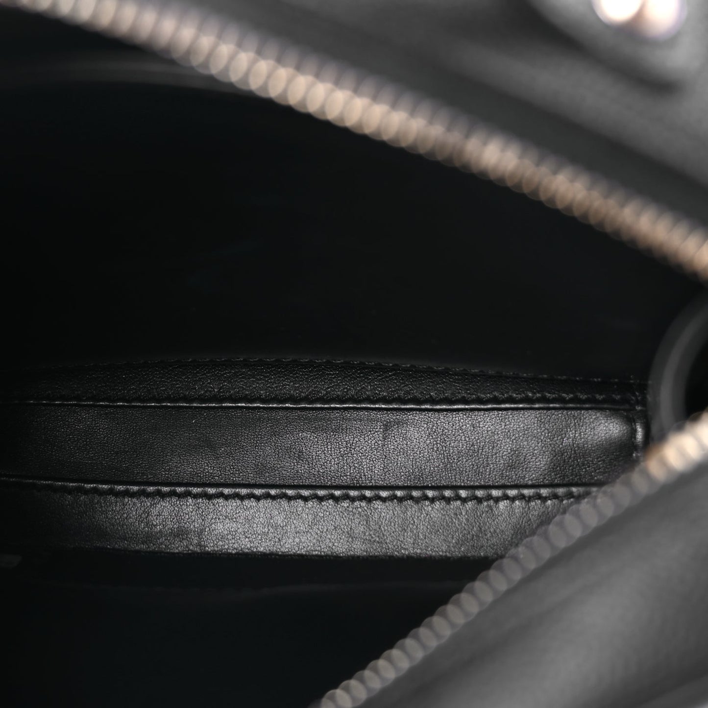 Chanel Caviar Quilted Small CC Filigree Vanity Case Black