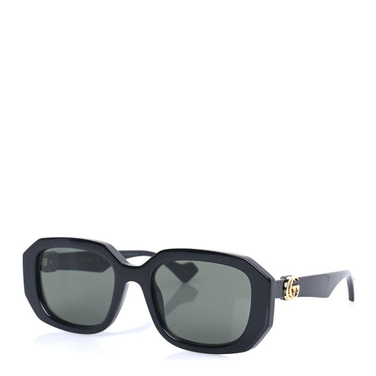 Gucci Acetate Rectangle Frame GG Generation Sunglasses GG1535S Black