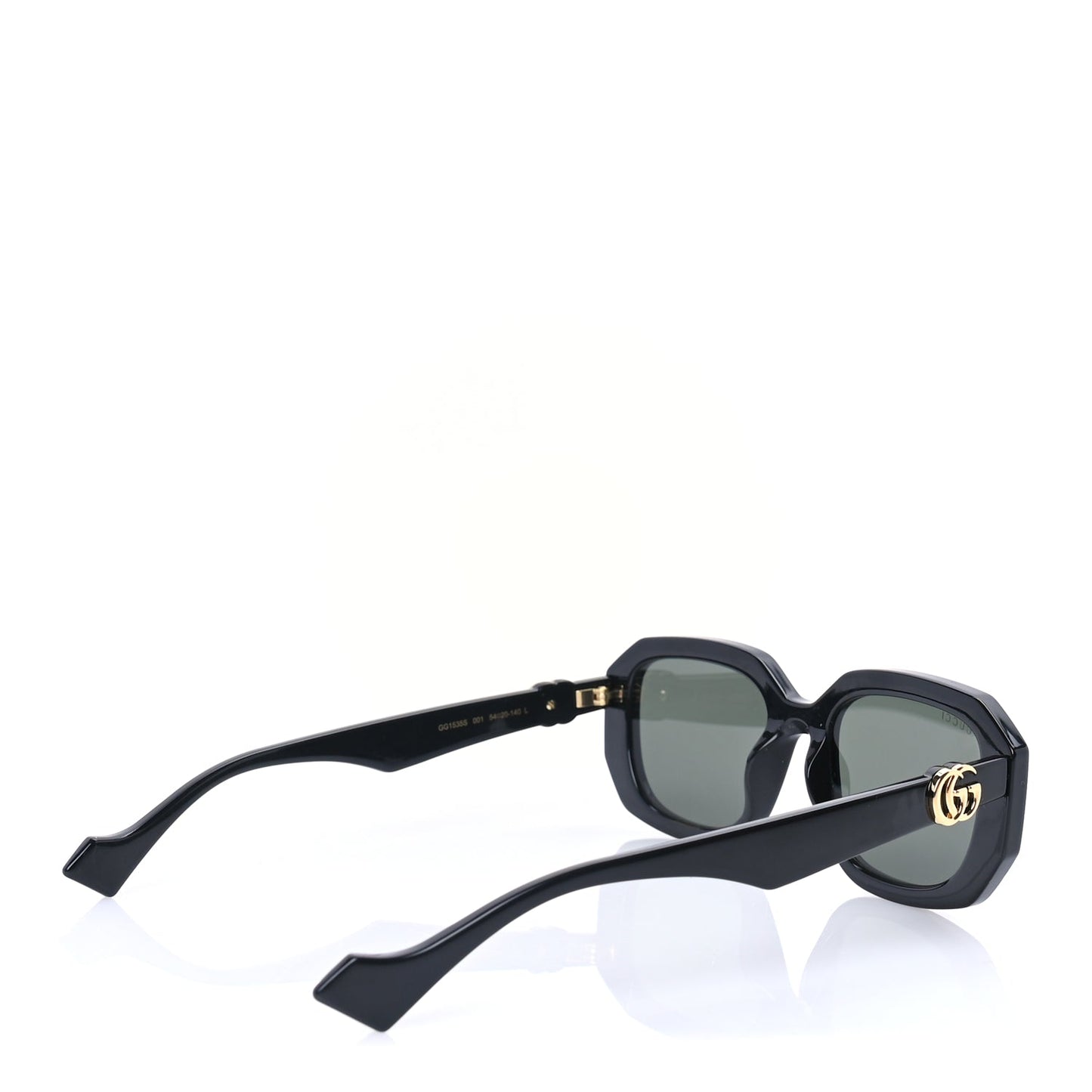 Gucci Acetate Rectangle Frame GG Generation Sunglasses GG1535S Black