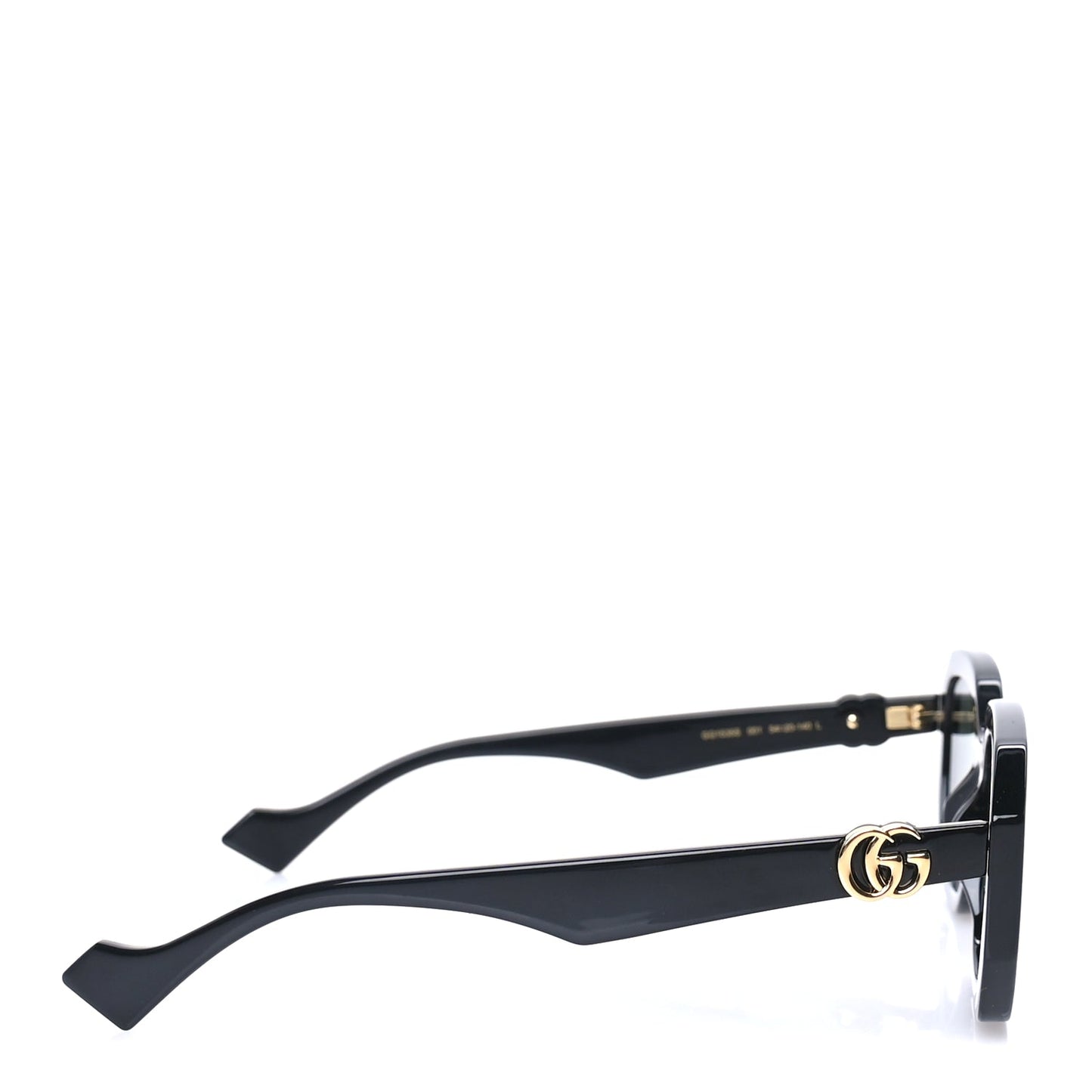 Gucci Acetate Rectangle Frame GG Generation Sunglasses GG1535S Black