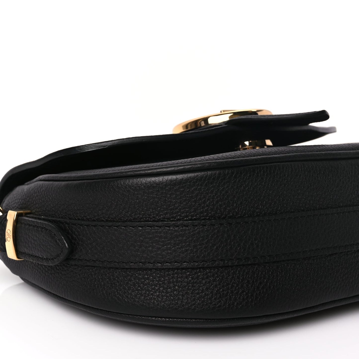 Louis Vuitton Grained Calfskin LV Pont 9 Soft MM Black