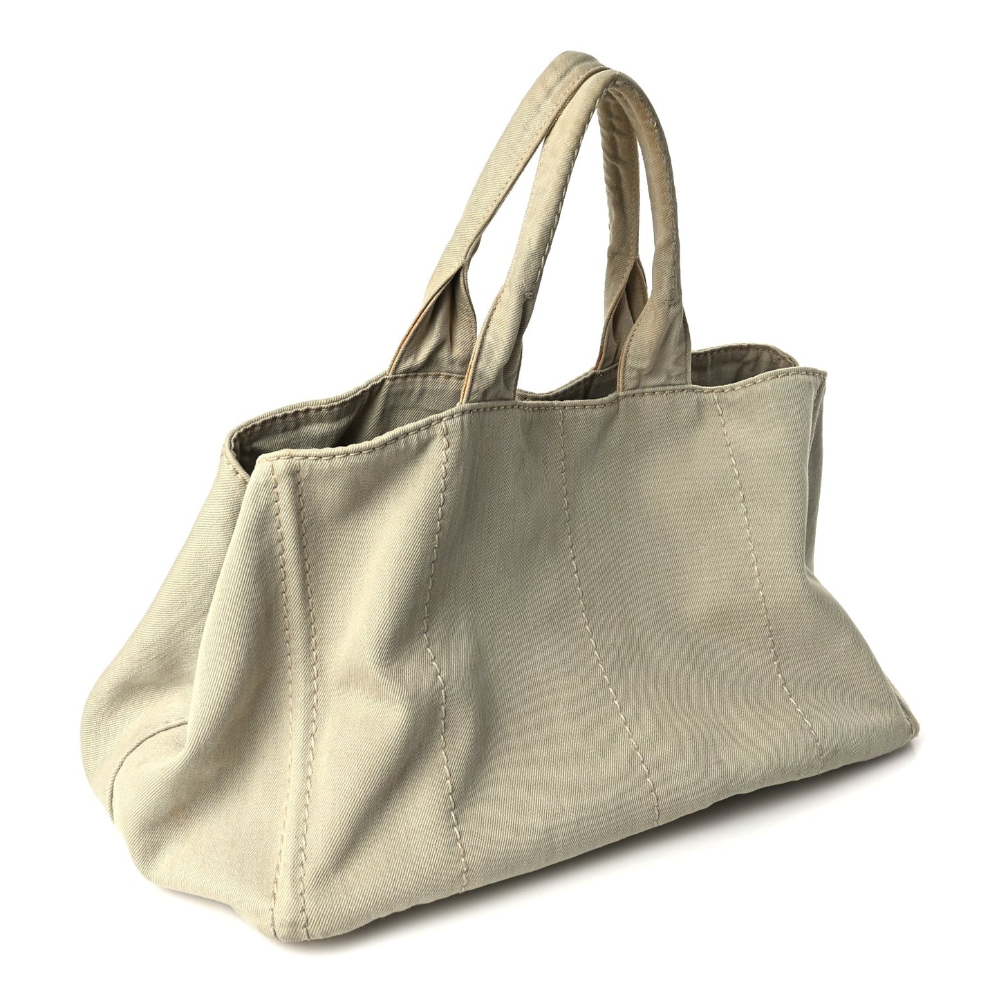 Prada Canvas Canapa Logo Tote Corda