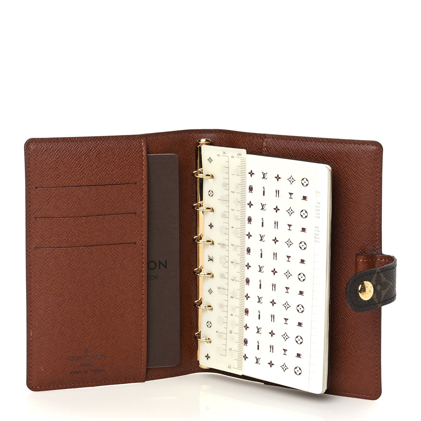 Louis Vuitton Monogram Small Ring Agenda Cover