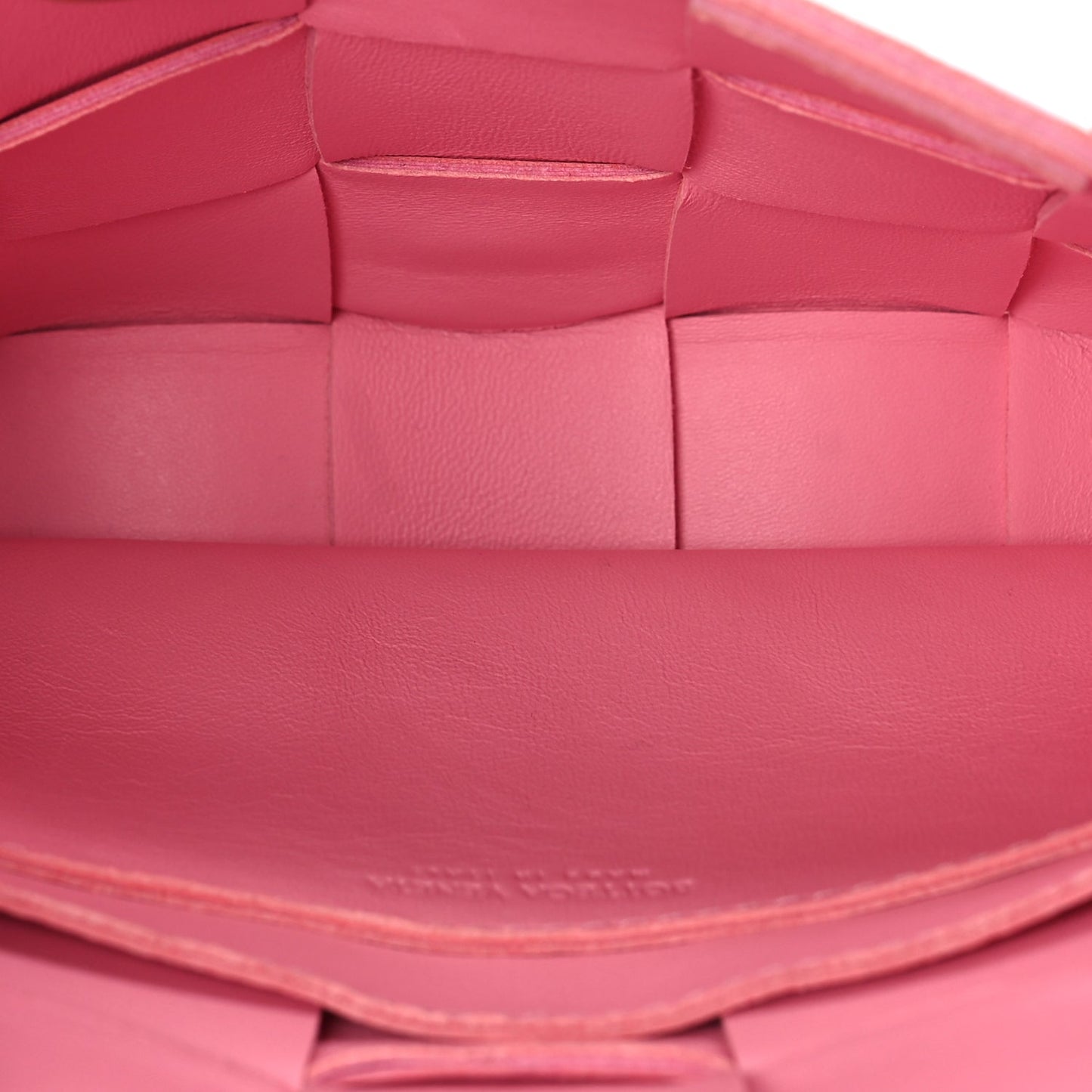 Bottega Veneta Lambskin Maxi Intreccio Small Cassette Crossbody Bag Ribbon