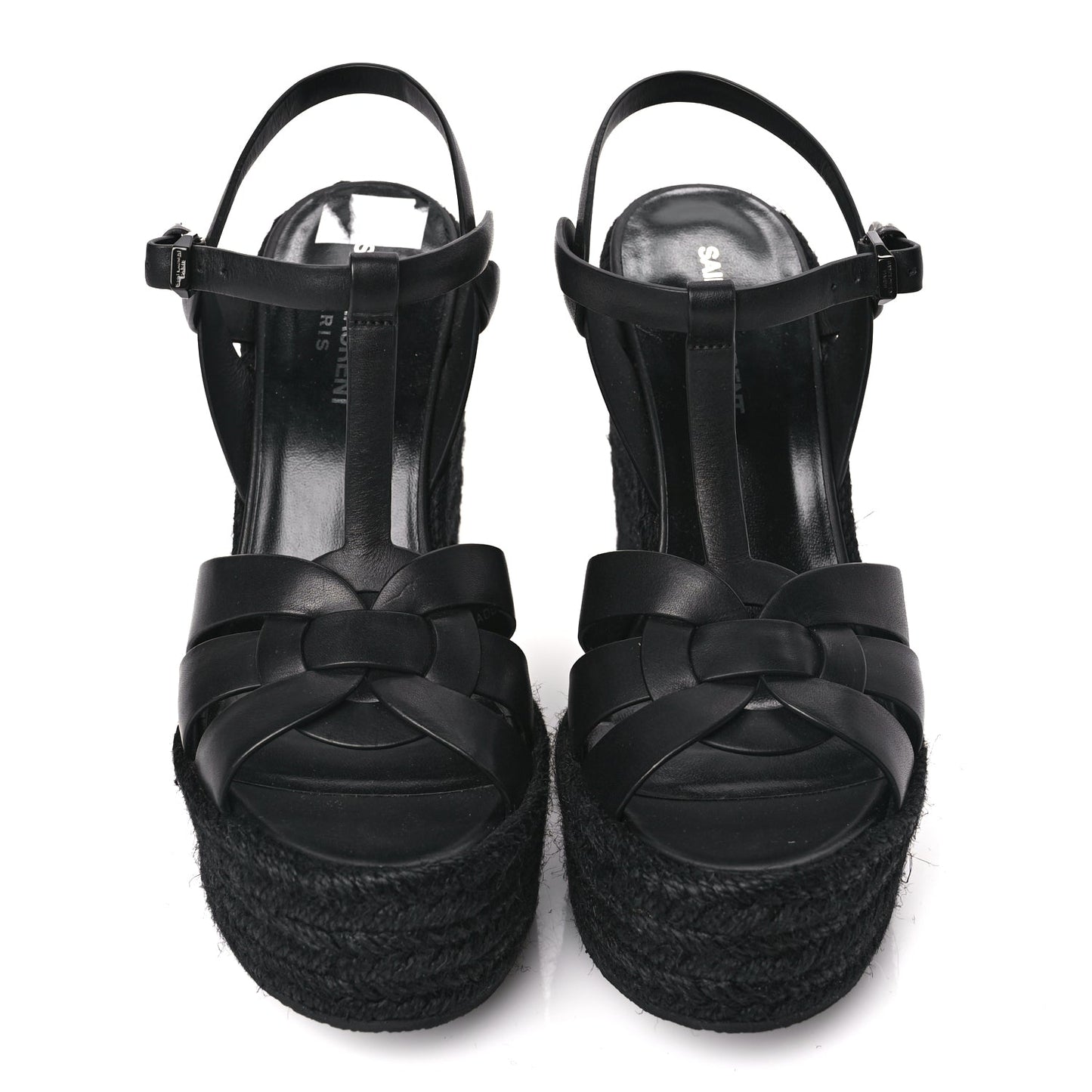 Saint Laurent Tribute Espadrille Wedge Heels