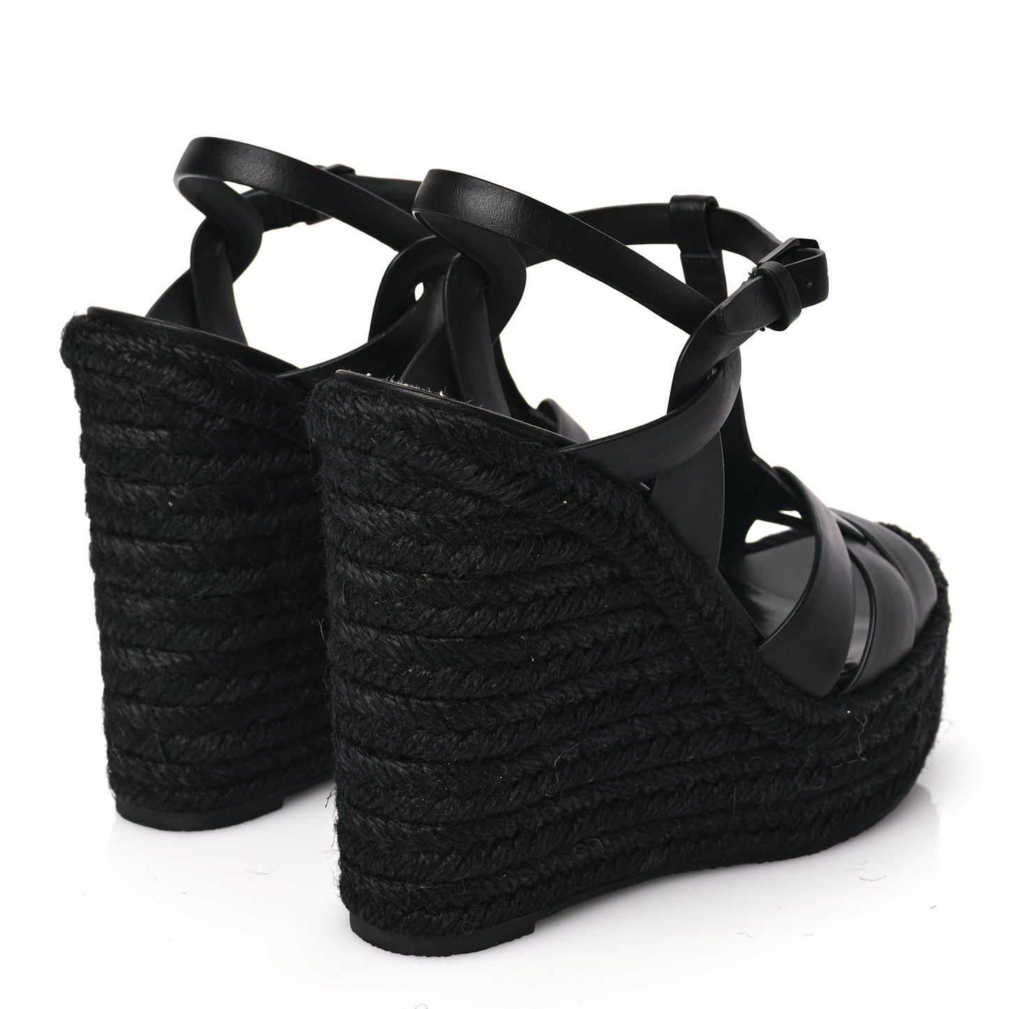 Saint Laurent Tribute Espadrille Wedge Heels