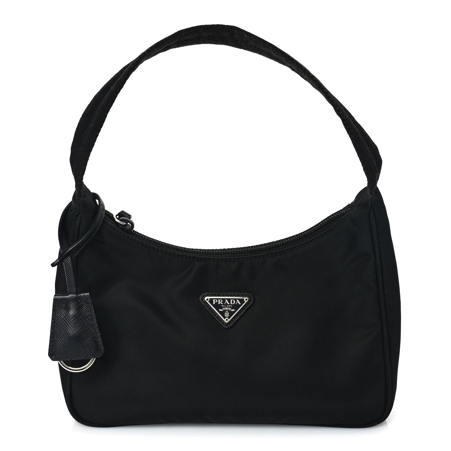 Prada Tessuto Nylon Mini Re-Edition 2000 Bag Black