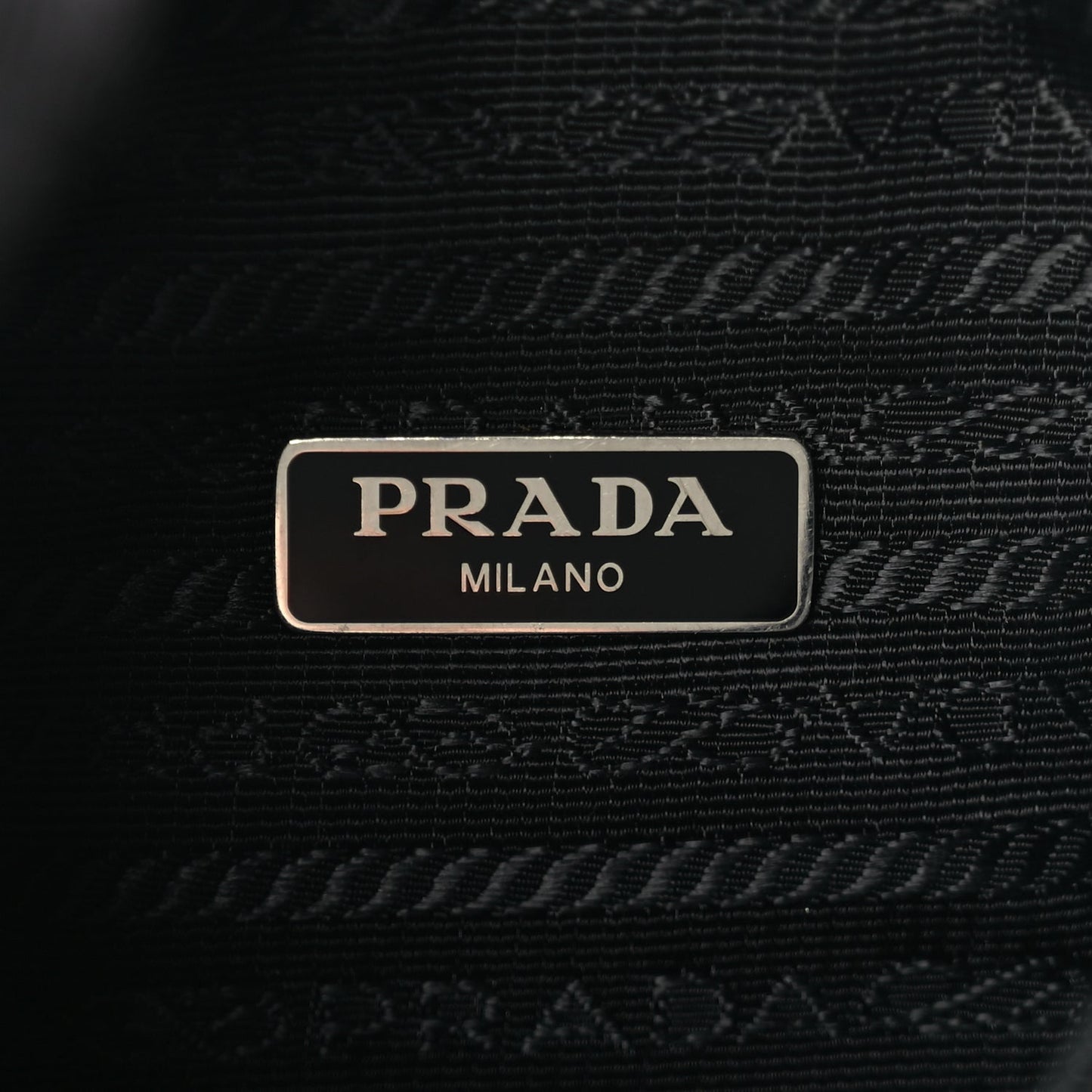 Prada Tessuto Nylon Mini Re-Edition 2000 Bag Black