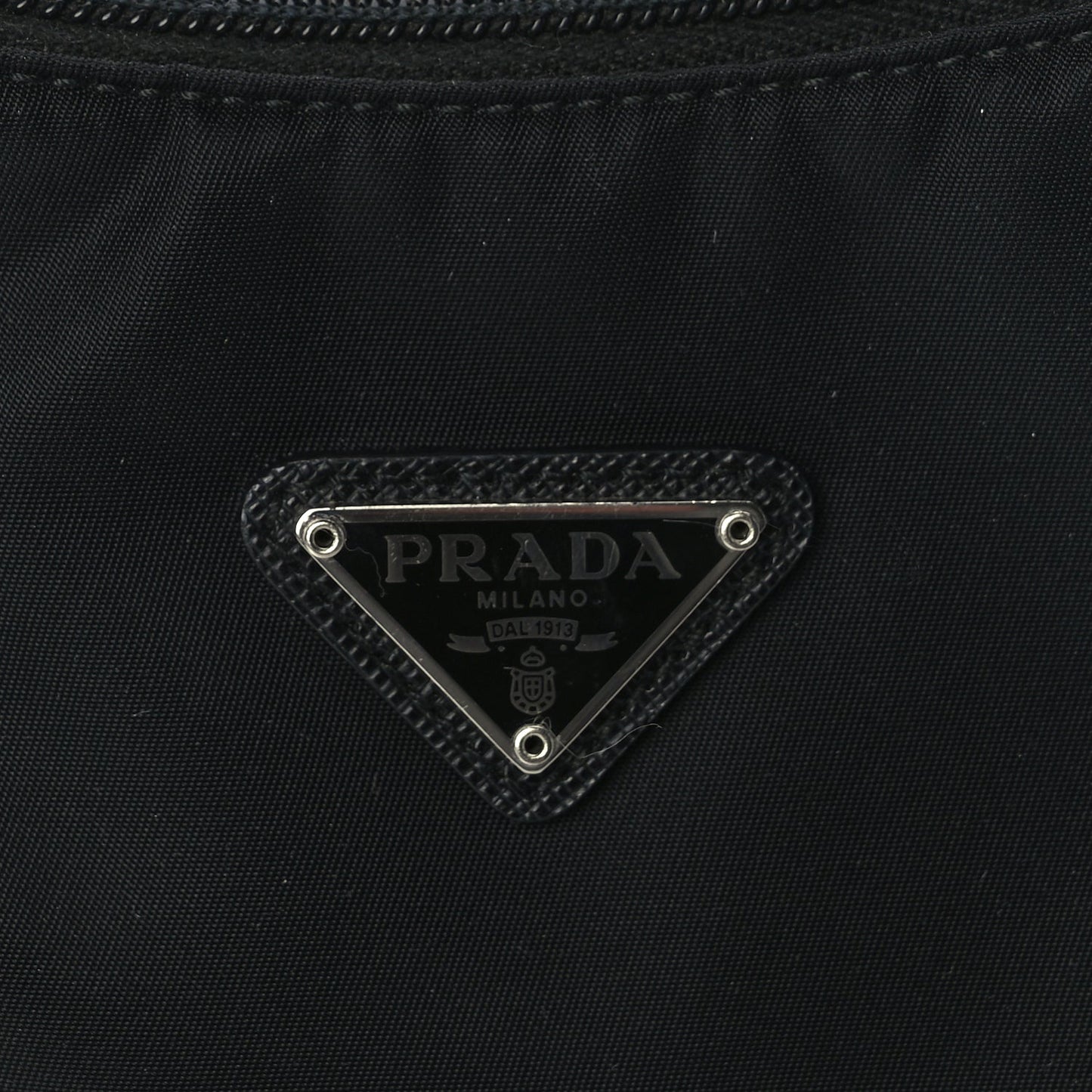 Prada Tessuto Nylon Mini Re-Edition 2000 Bag Black
