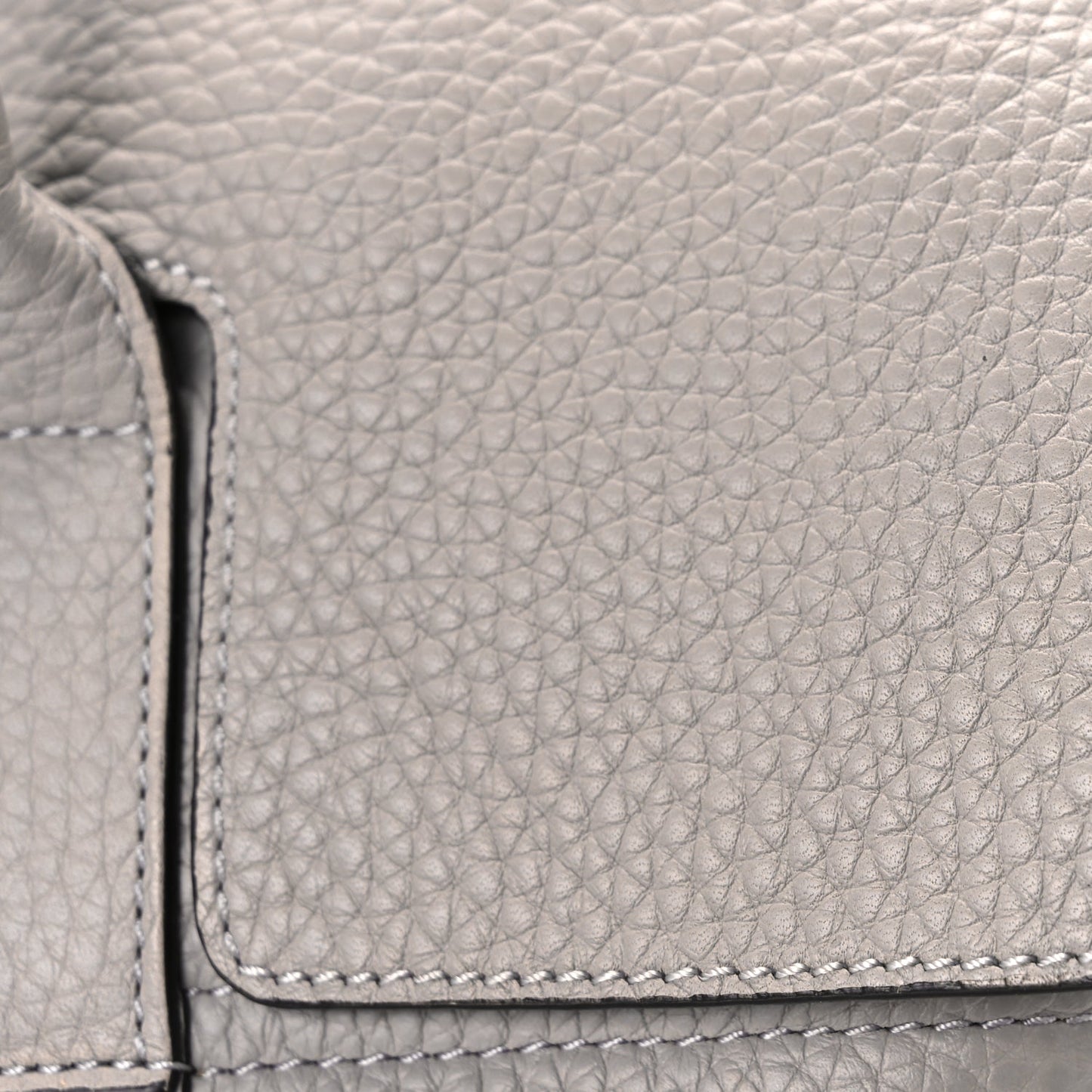 Mulberry Small Classic Grain Bayswater Pale Grey