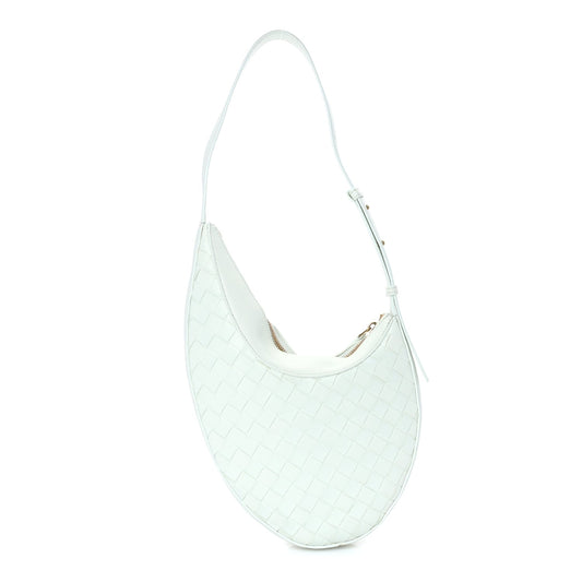 Bottega Veneta Nappa Intrecciato Small Drop Shoulder Bag  Glacier