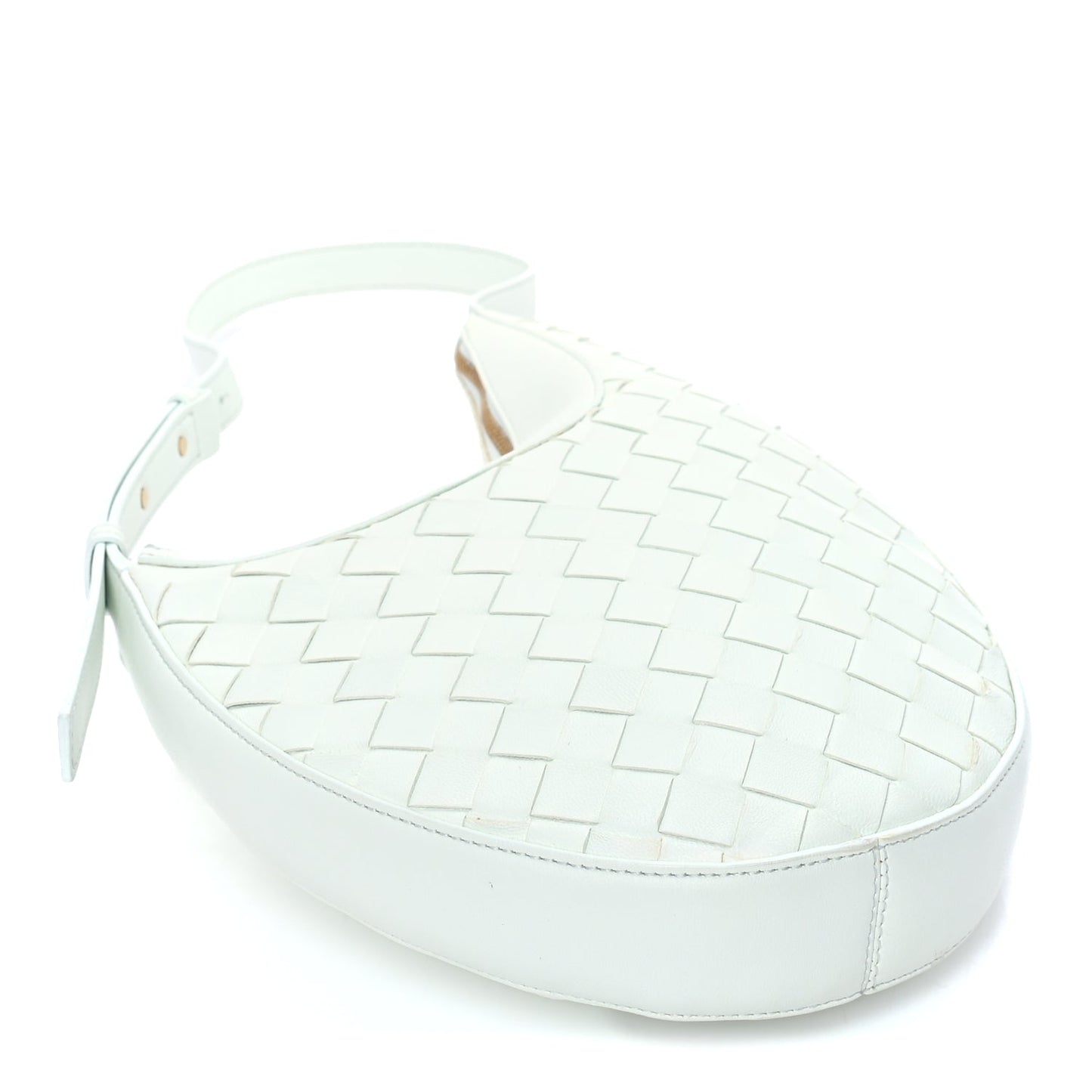 Bottega Veneta Nappa Intrecciato Small Drop Shoulder Bag  Glacier
