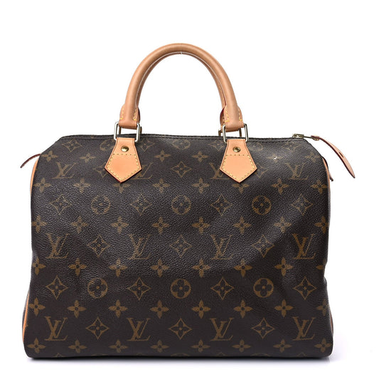 Louis Vuitton Monogram Speedy 30 Brown