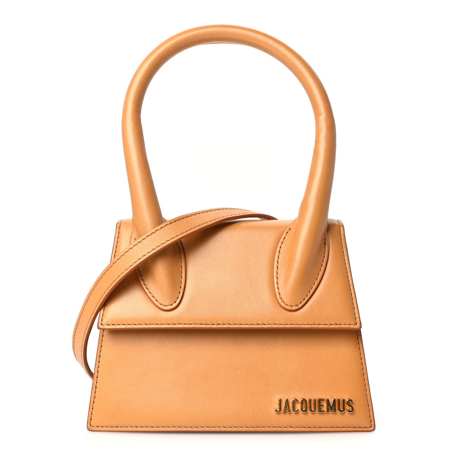 Jacquemus Smooth Calfskin Le Chiquito Moyen Beige