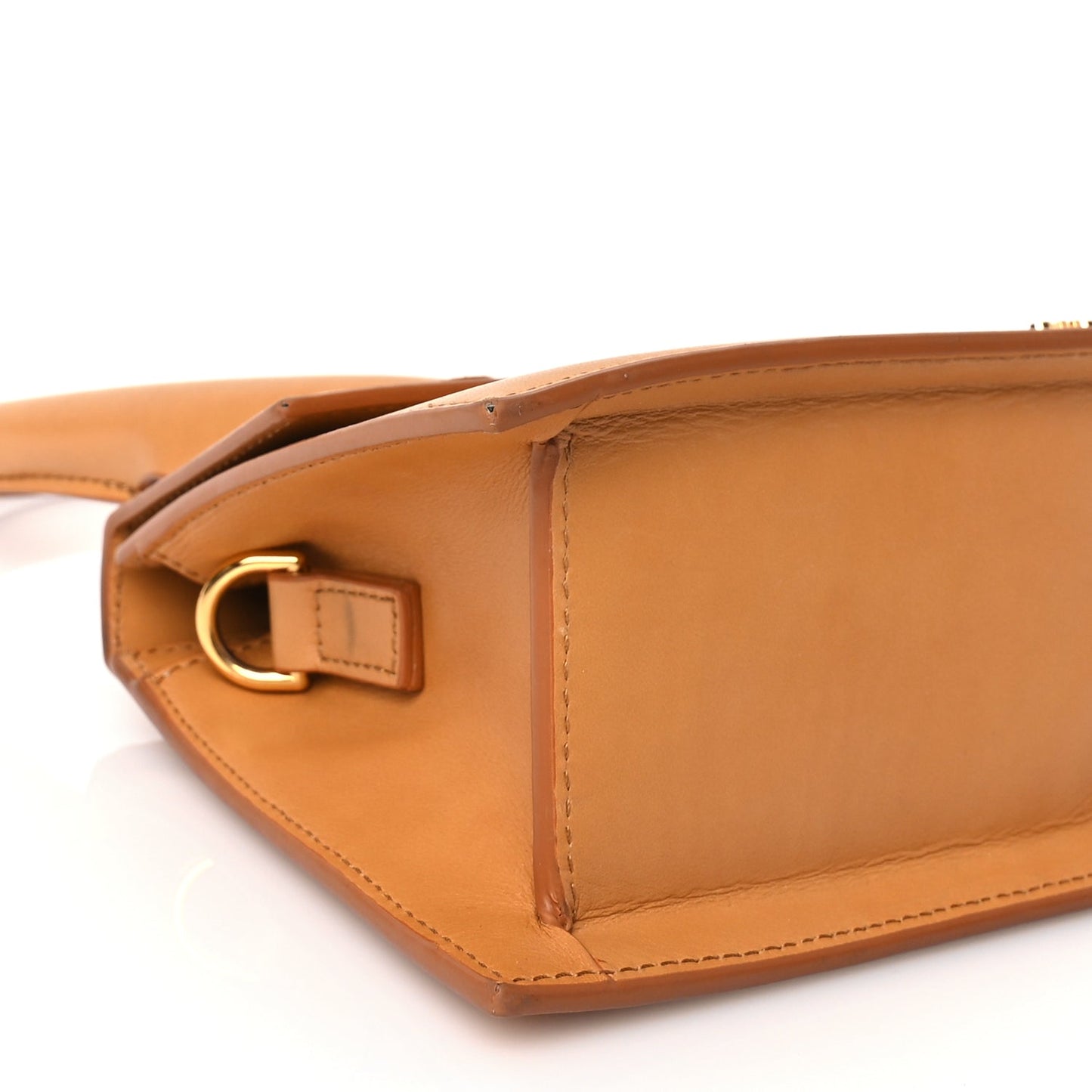 Jacquemus Smooth Calfskin Le Chiquito Moyen Beige