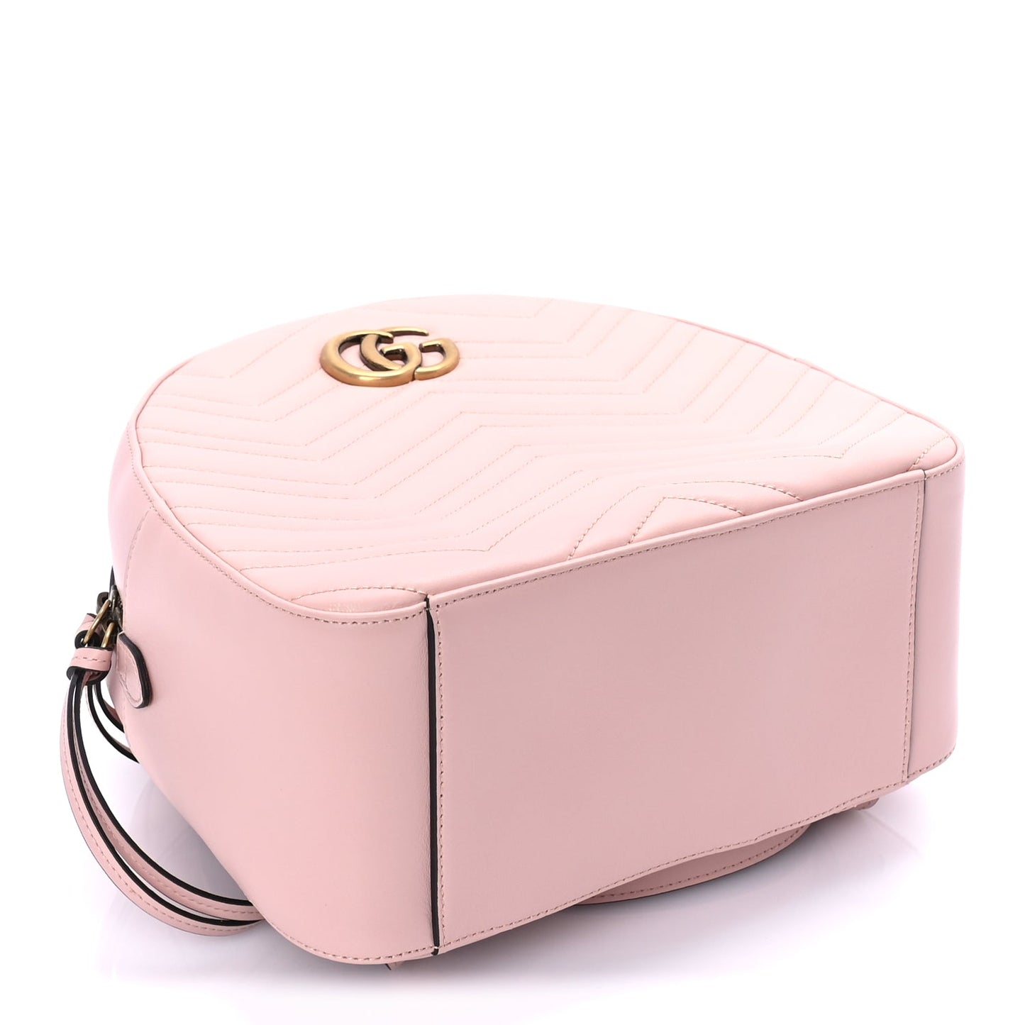 Gucci Calfskin Matelasse GG Marmont Backpack Porcelain Rose