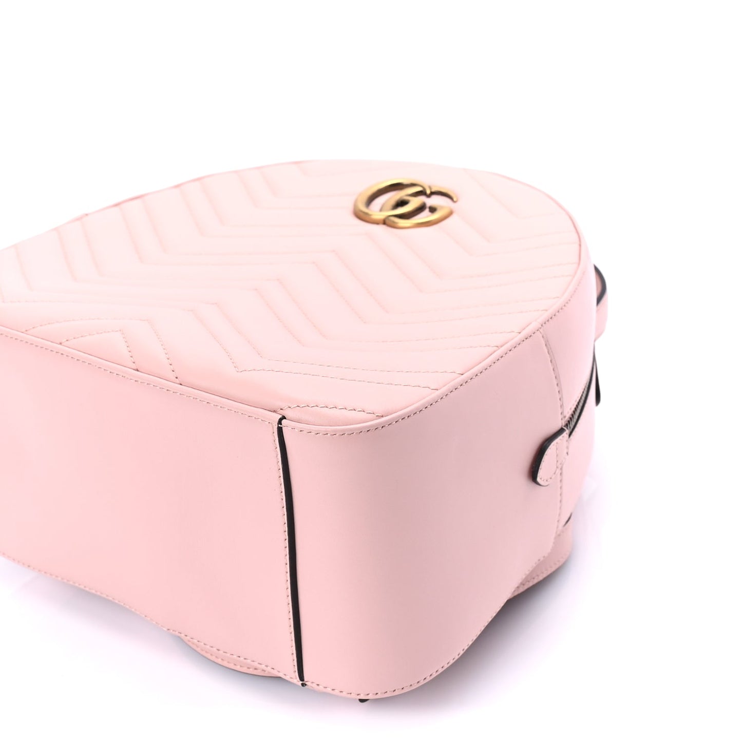 Gucci Calfskin Matelasse GG Marmont Backpack Porcelain Rose