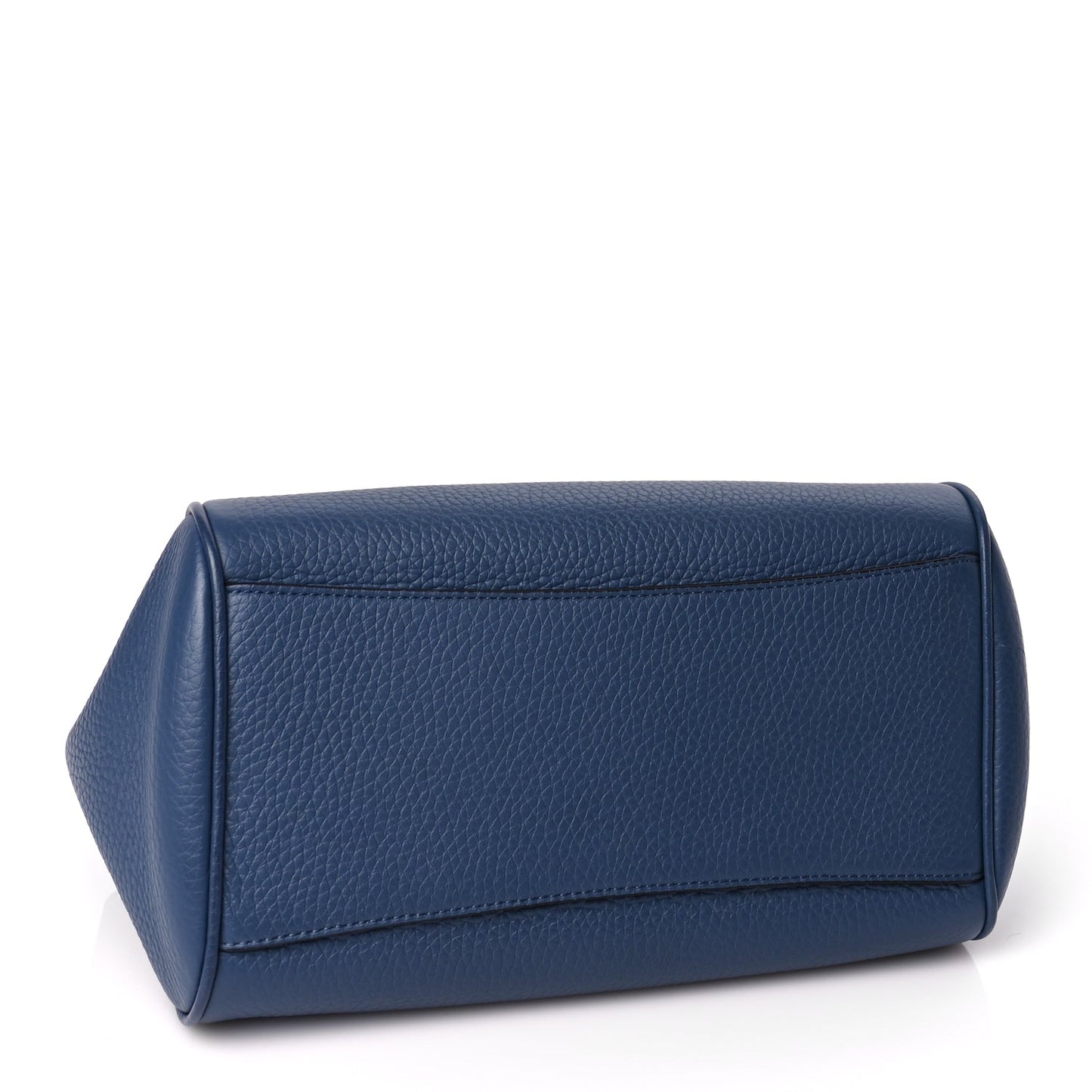 Mulberry Heavy Grain Small Belted Bayswater Tote Pale Navy
