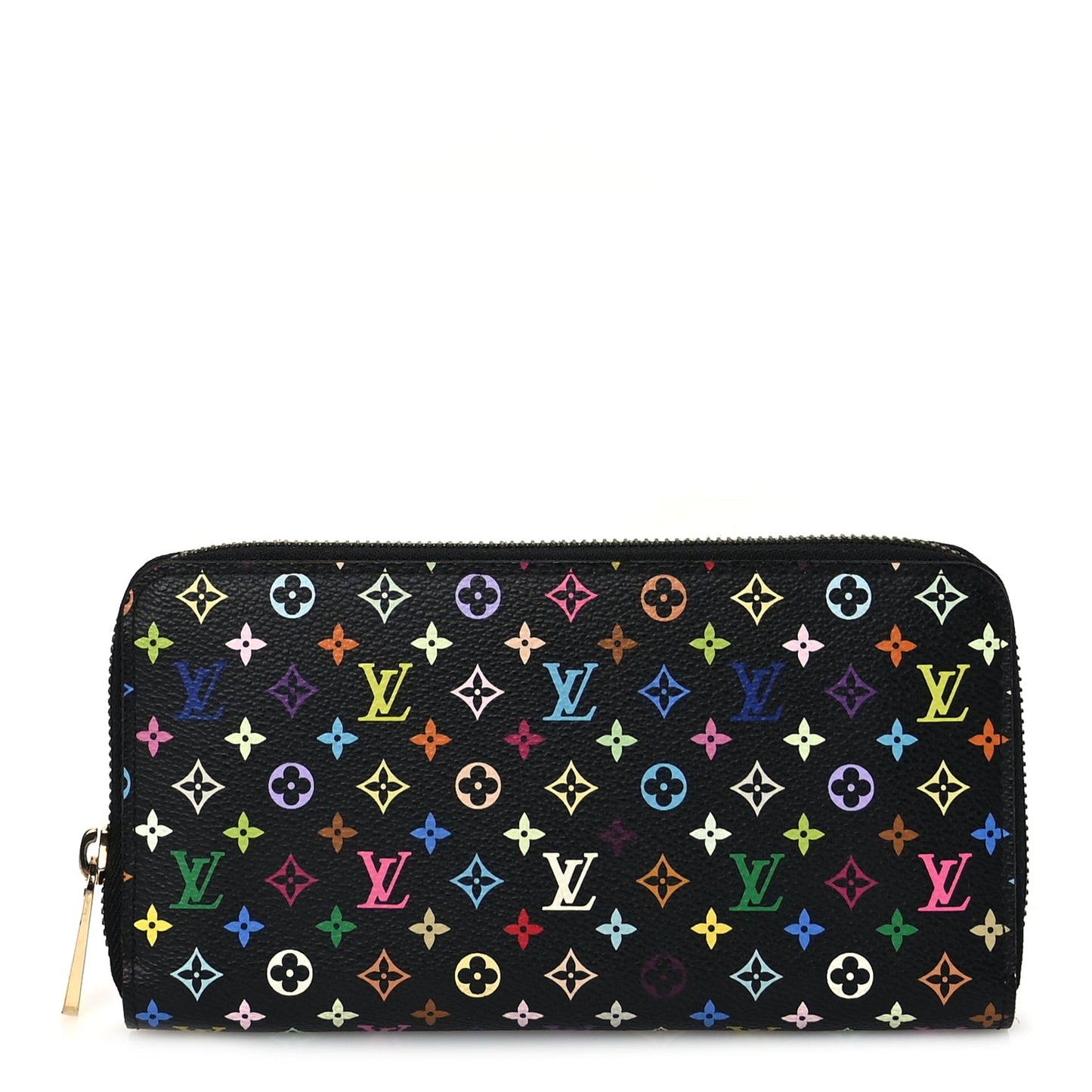Louis Vuitton Monogram Multicolour Zippy Wallet Black