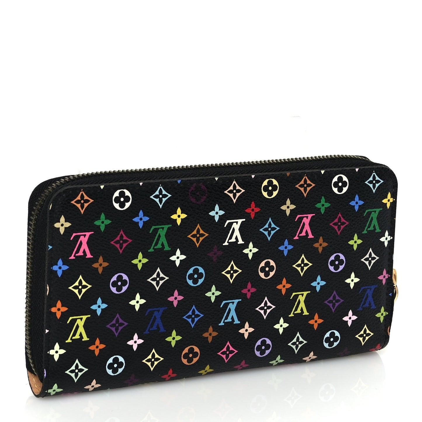 Louis Vuitton Monogram Multicolour Zippy Wallet Black