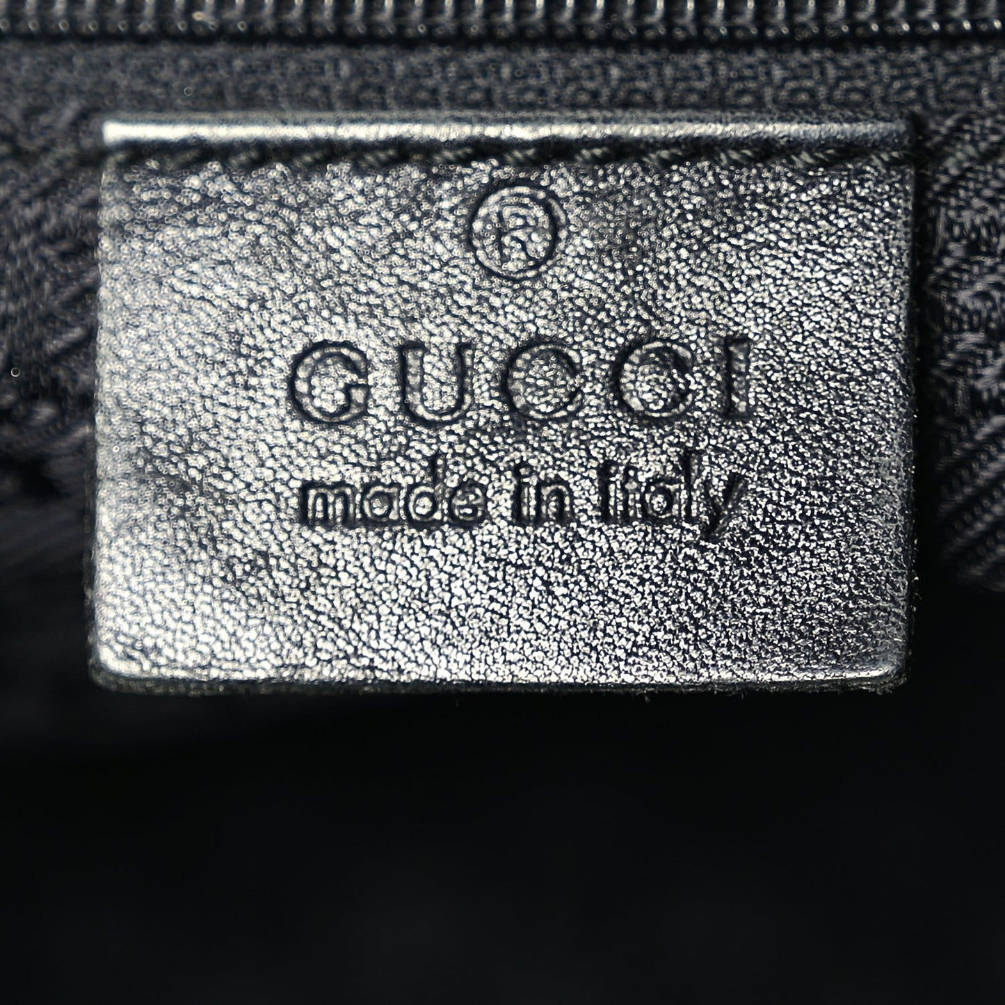 Gucci Calfskin Bamboo Shoulder Bag Black