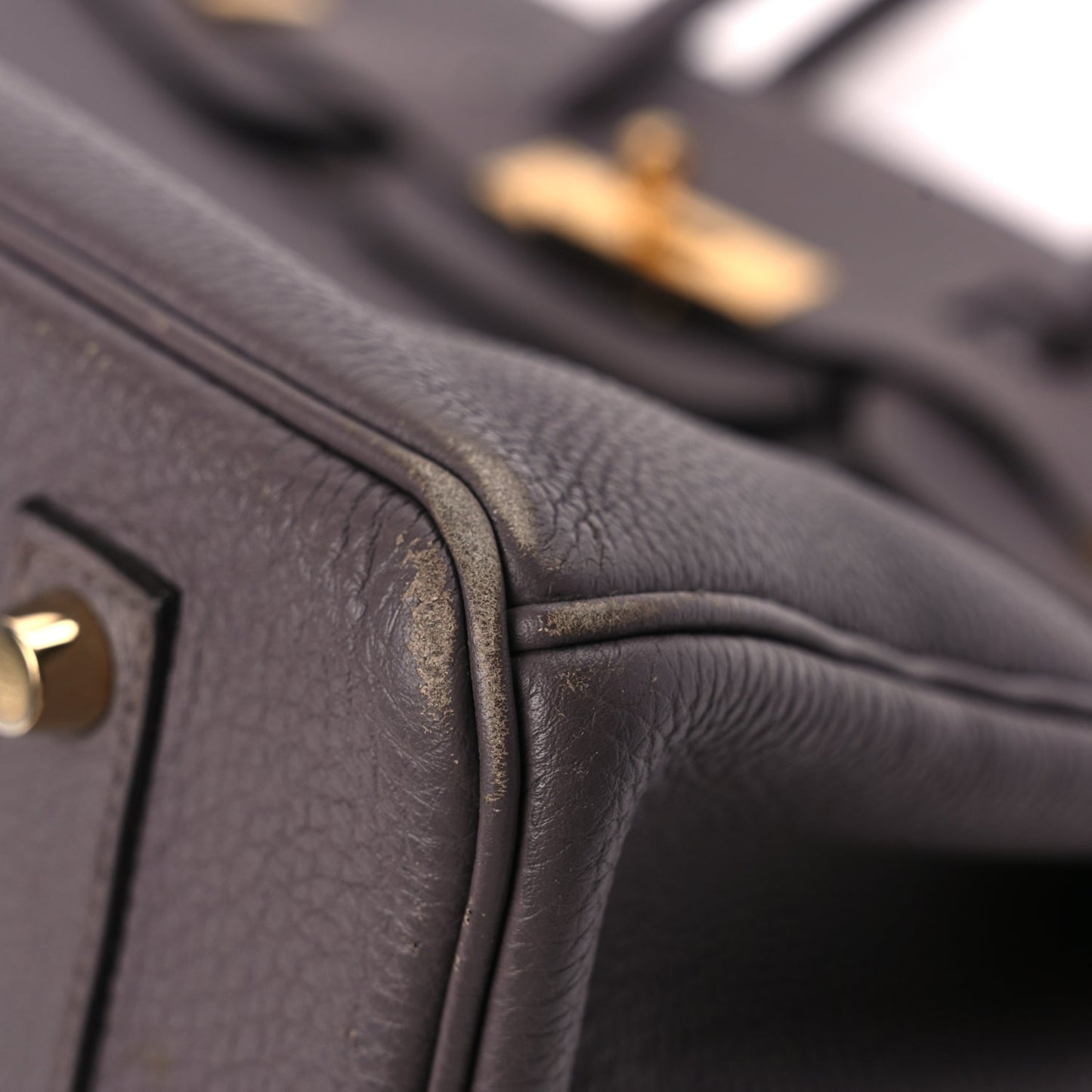 Hermes Togo Birkin 35 Etain