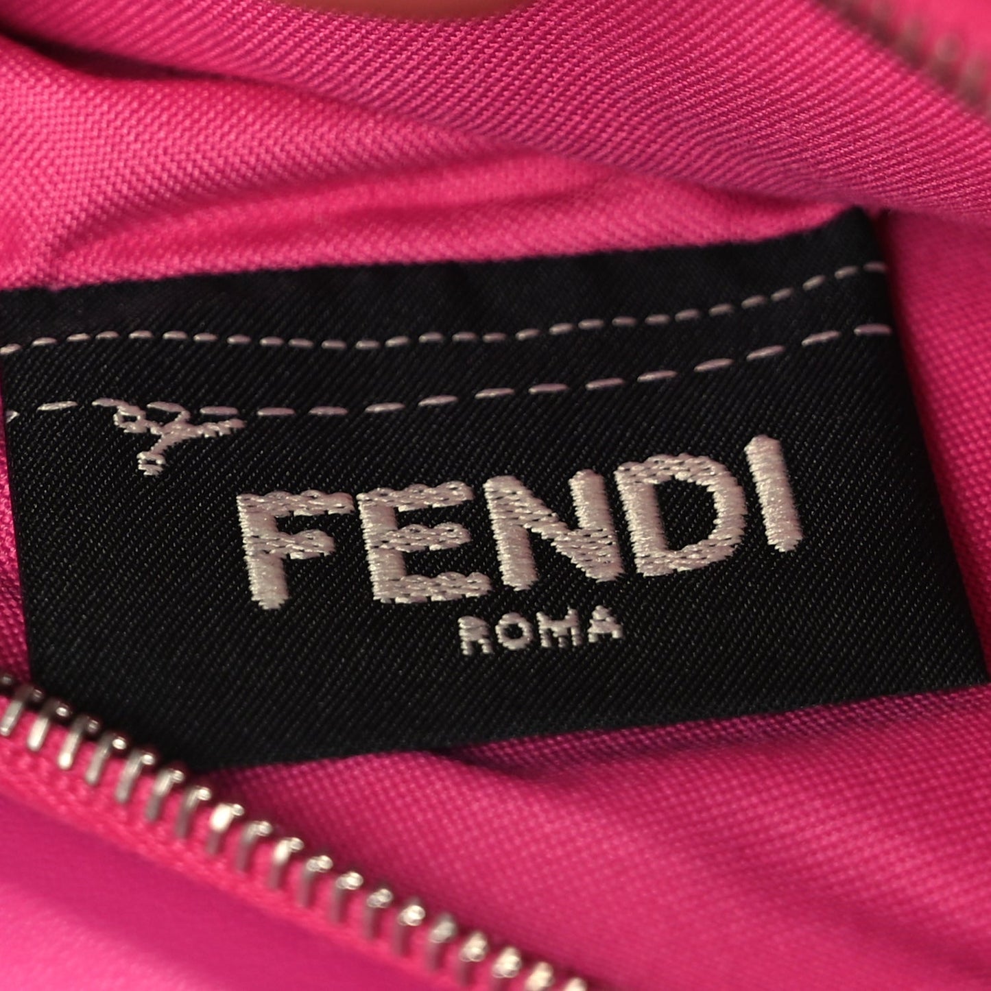 Fendi Vitello Liberty Lucido F is Fendi Wallet on Chain Fuschia